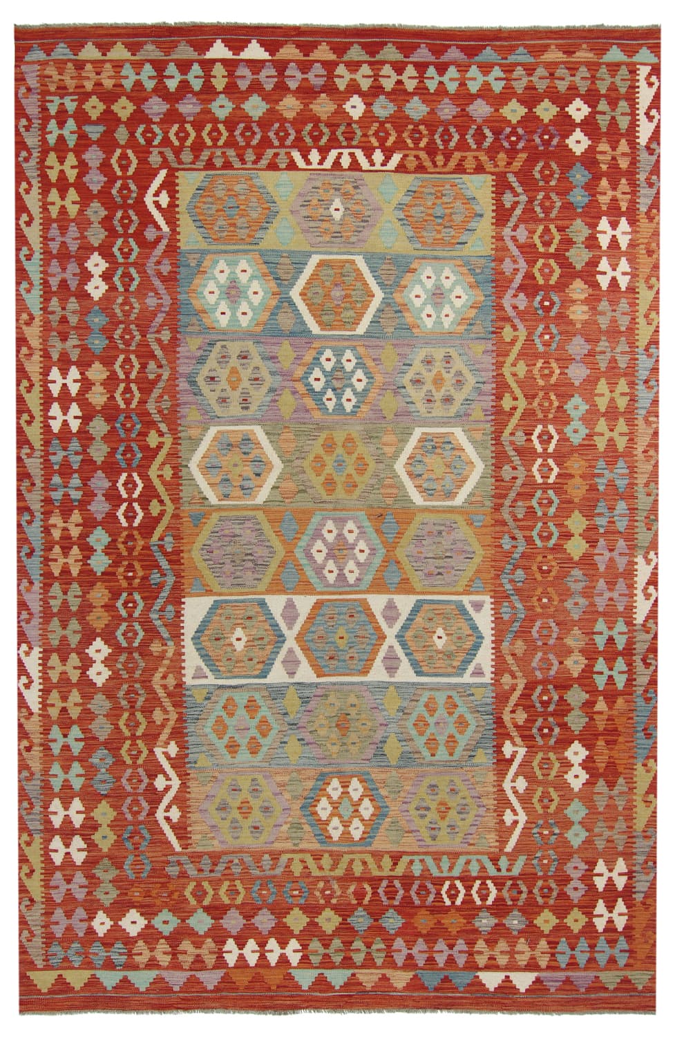 Orientalisk kelimmatta 303 x 199 cm (Storlek: 303 x 199 cm)
