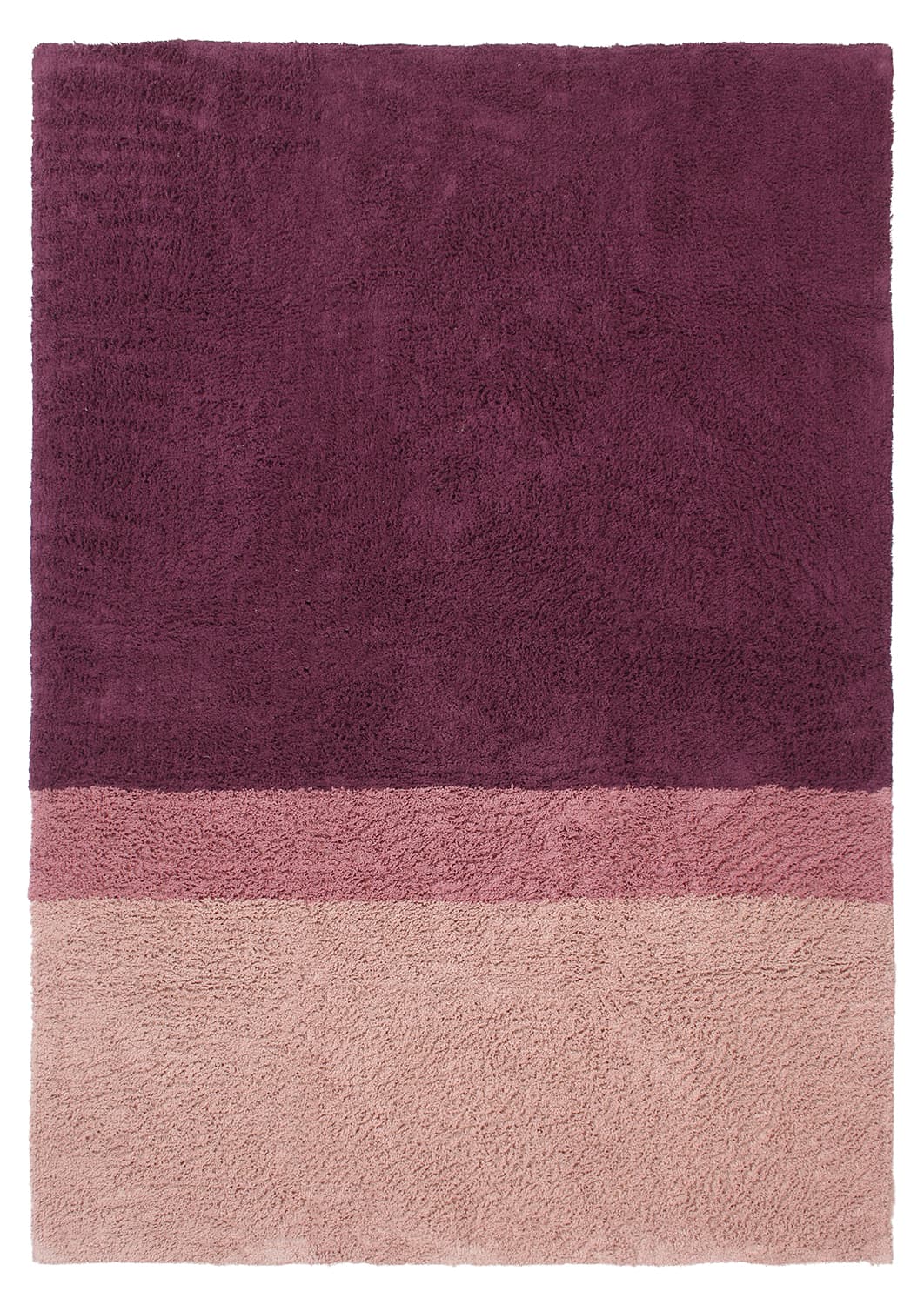 Ryamattor - Pione Natural Cotton Shaggy (rosa) (Storlek: 160 x 230 cm)