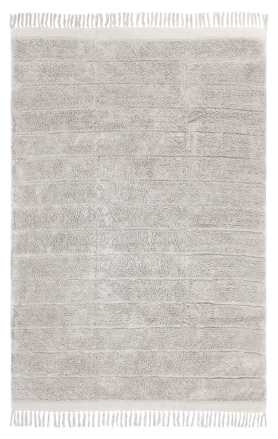Ryamattor - Willow Natural Cotton Shaggy (greige) (Storlek: 80 x 250 cm)