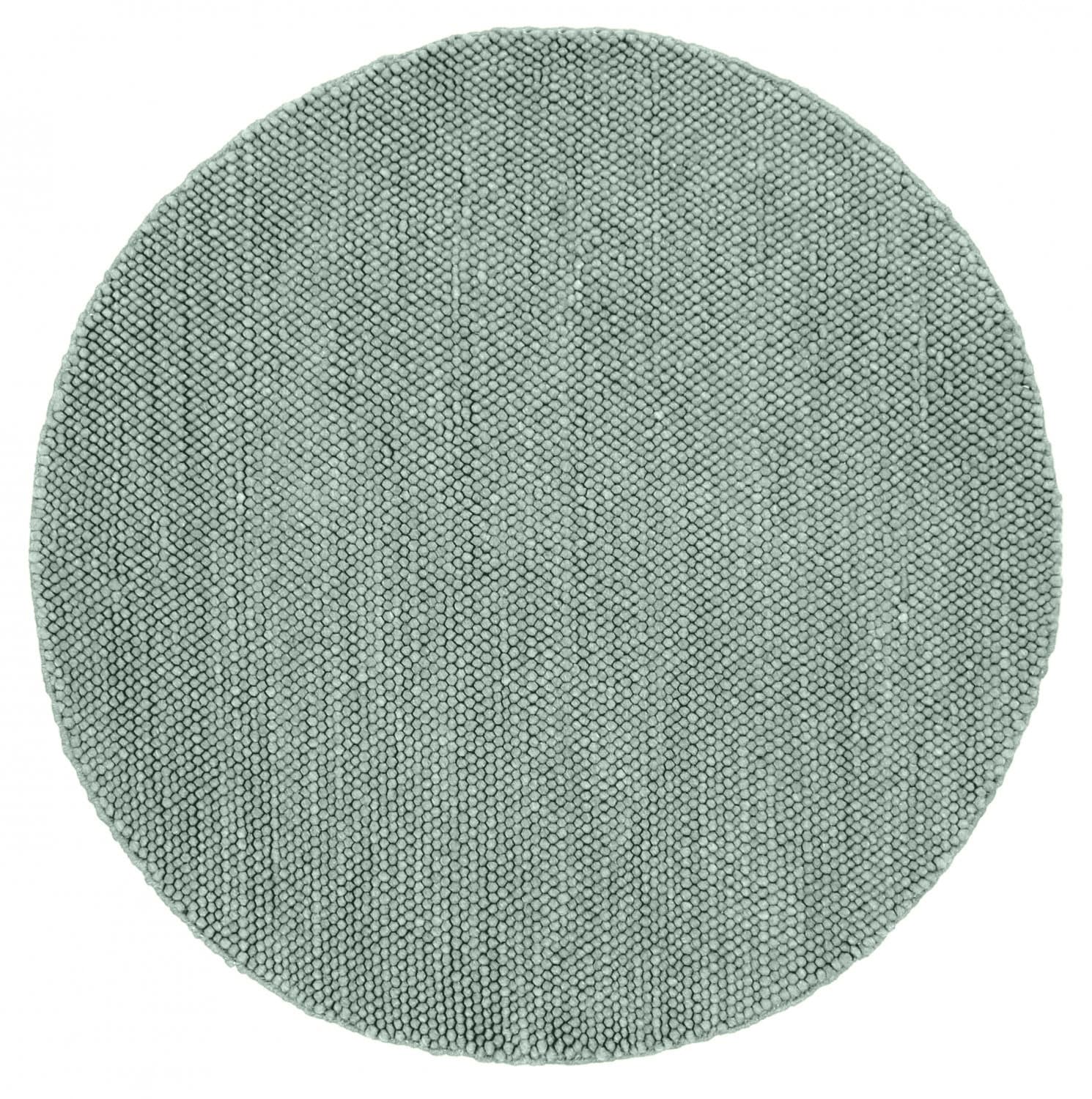 Rund matta - Avafors Wool Bubble (grön) (Storlek: Ø 120 cm)