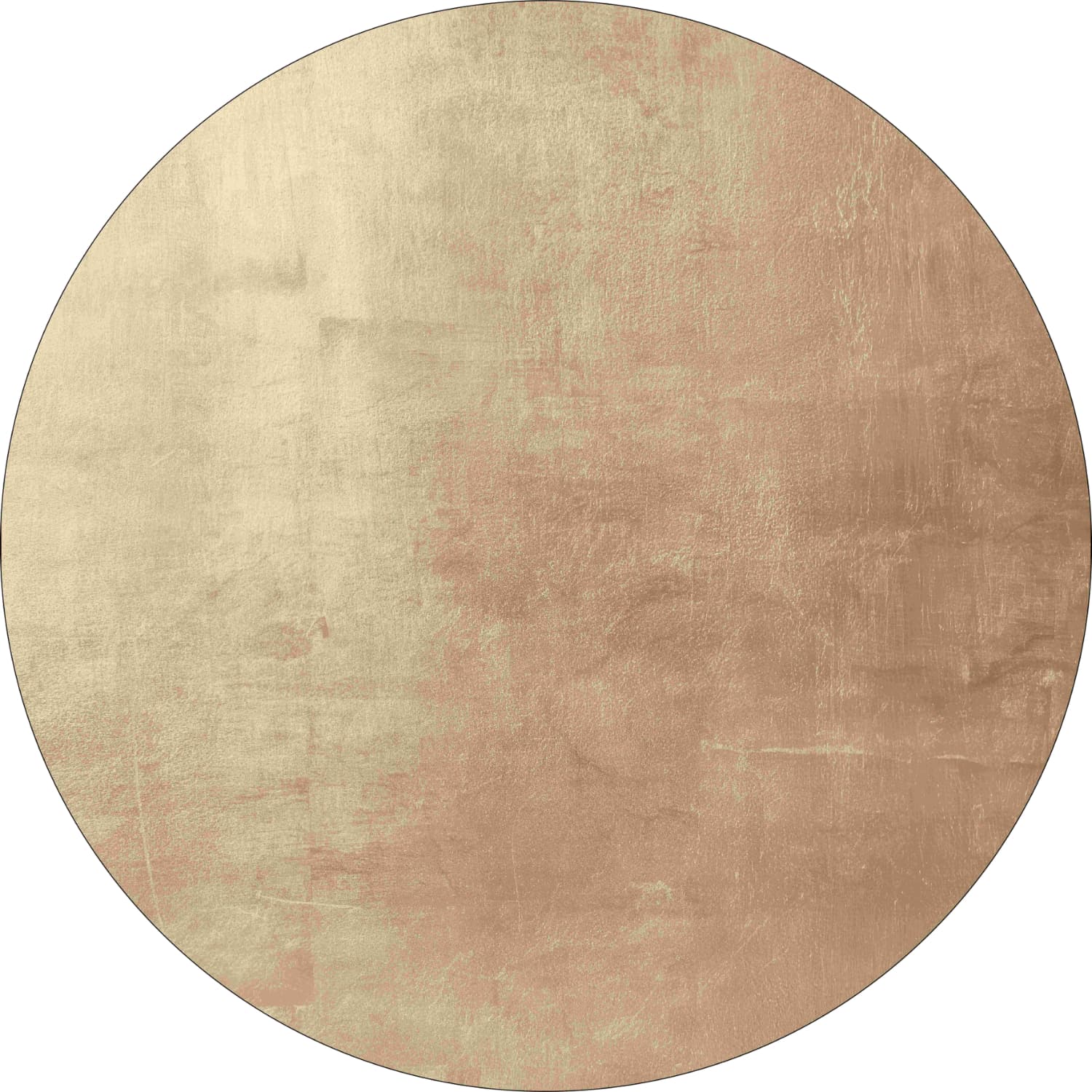 Rund matta - Artena (beige) (Storlek: Ø 200 cm)