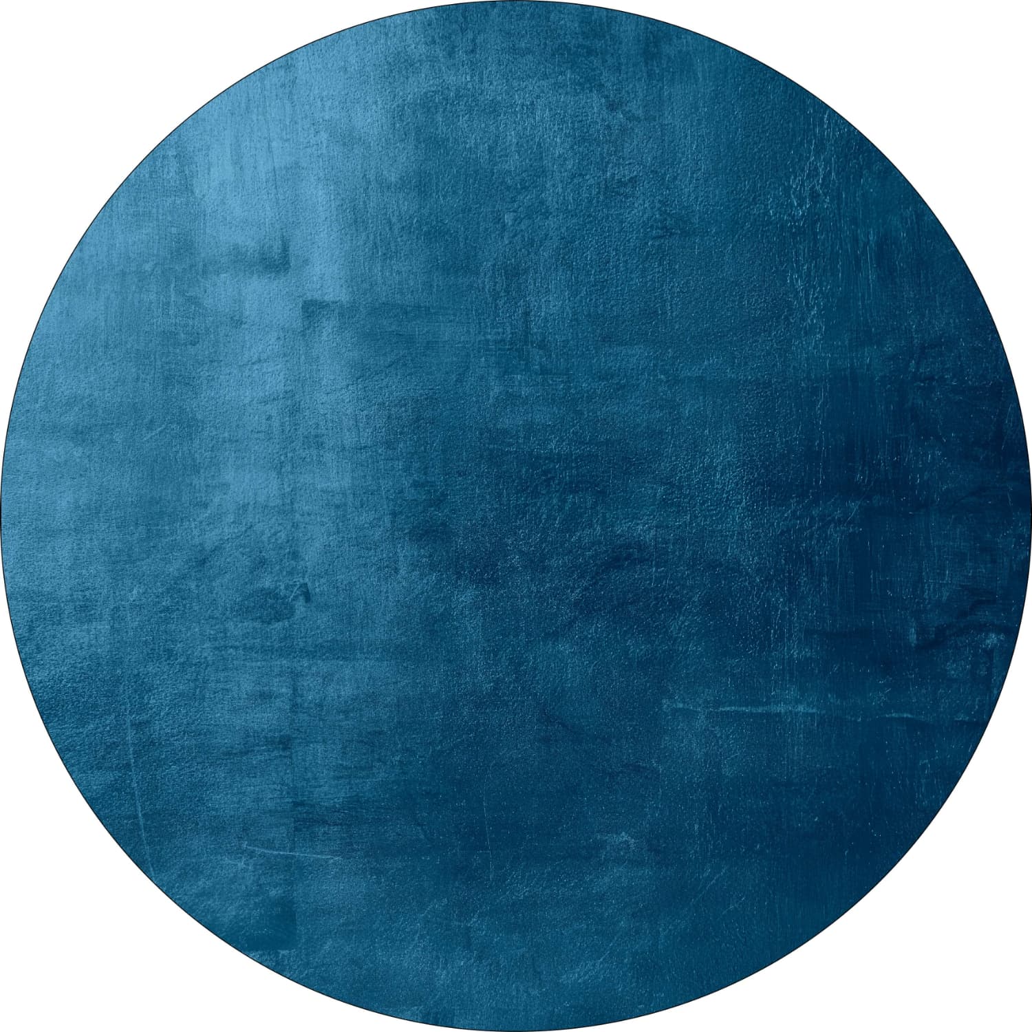 Rund matta - Artena (mörkblå) (Storlek: Ø 160 cm)