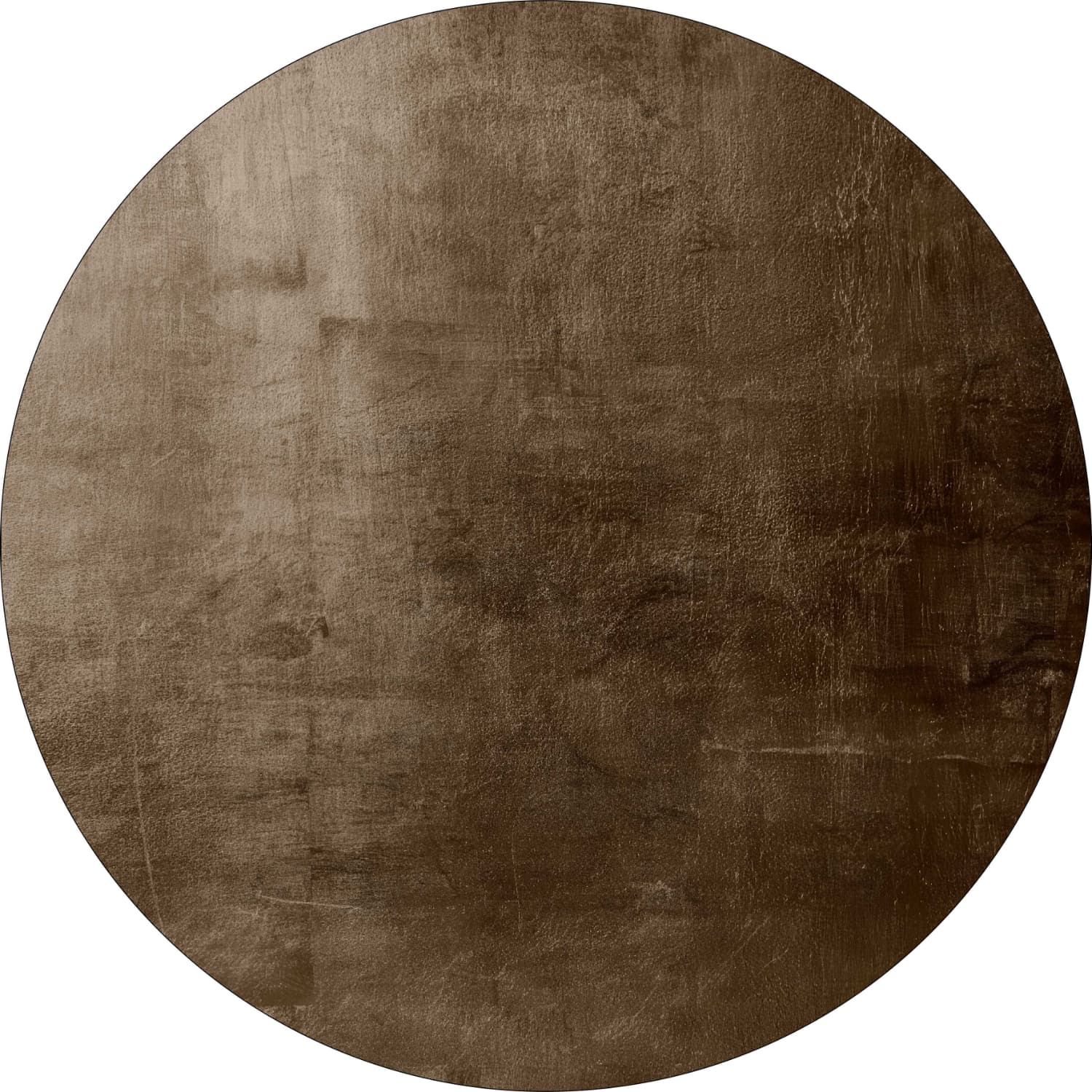 Rund matta - Artena (mörkbrun) (Storlek: Ø 160 cm)