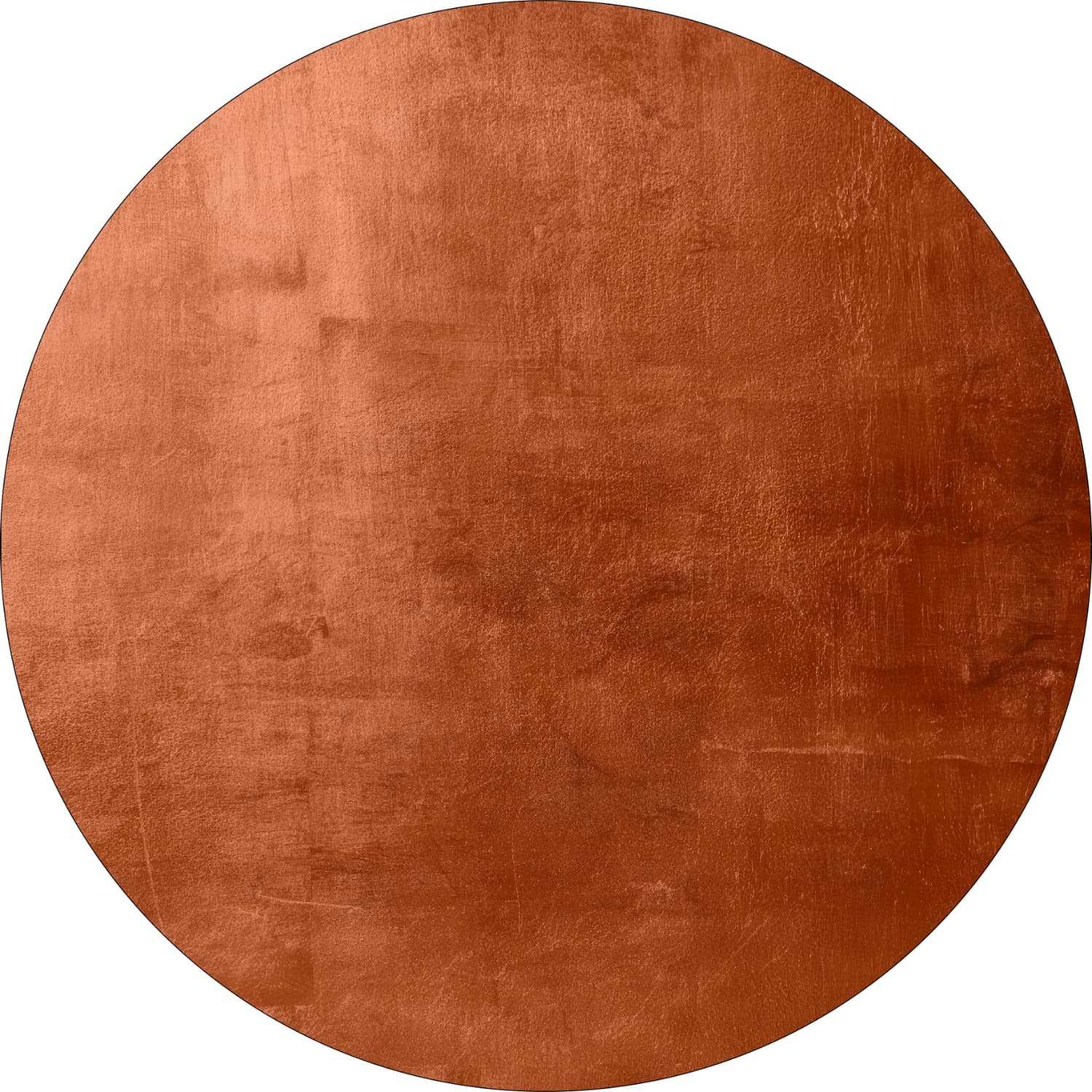 Rund matta - Artena (terrakotta) (Storlek: Ø 160 cm)