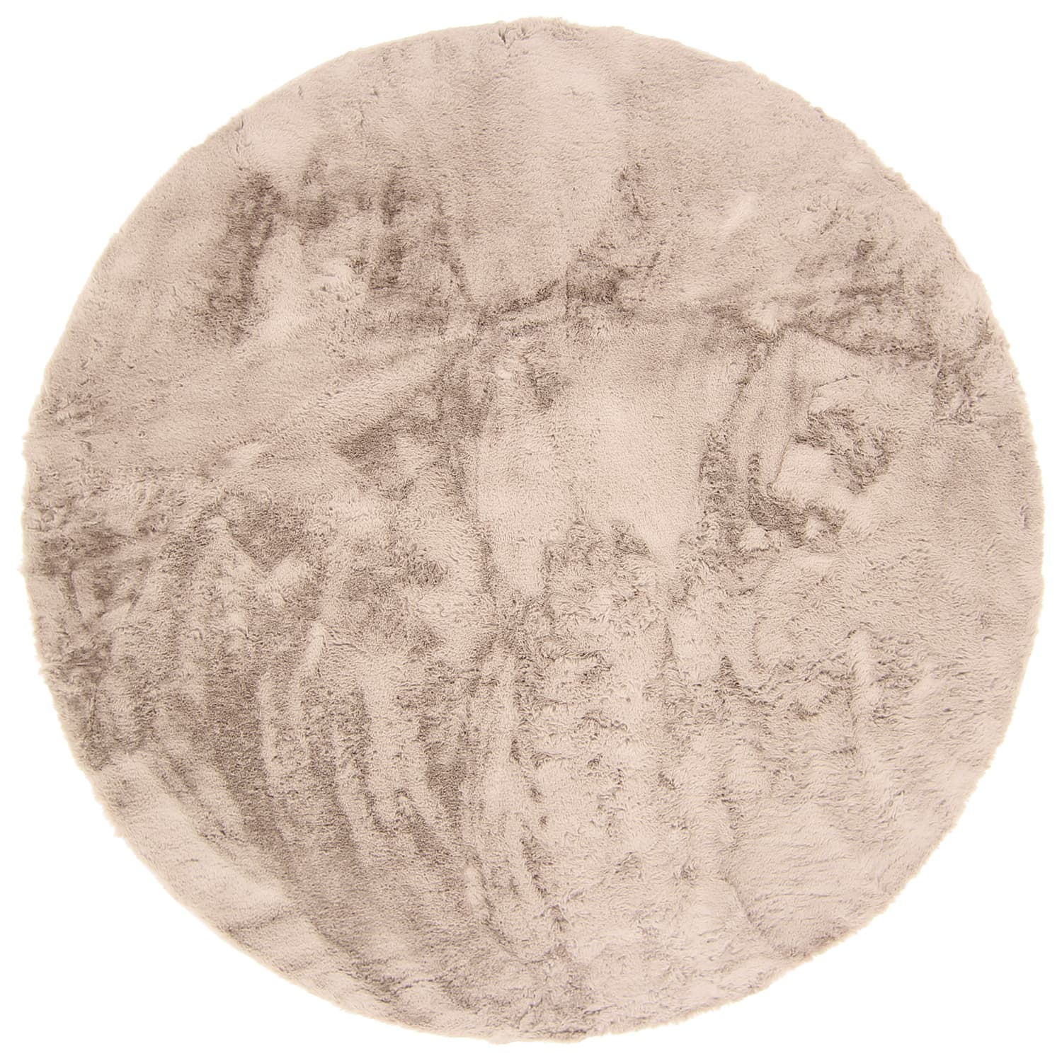 Runda mattor - Cloud Super Soft (taupe) (Storlek: Ø 80 cm)