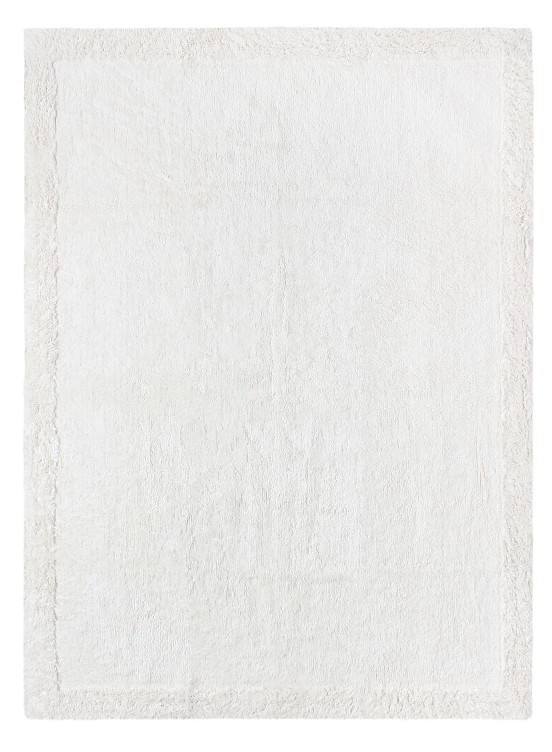 Ryamattor - Ebba Natural Cotton Shaggy (offwhite) (Storlek: 200 x 290 cm)