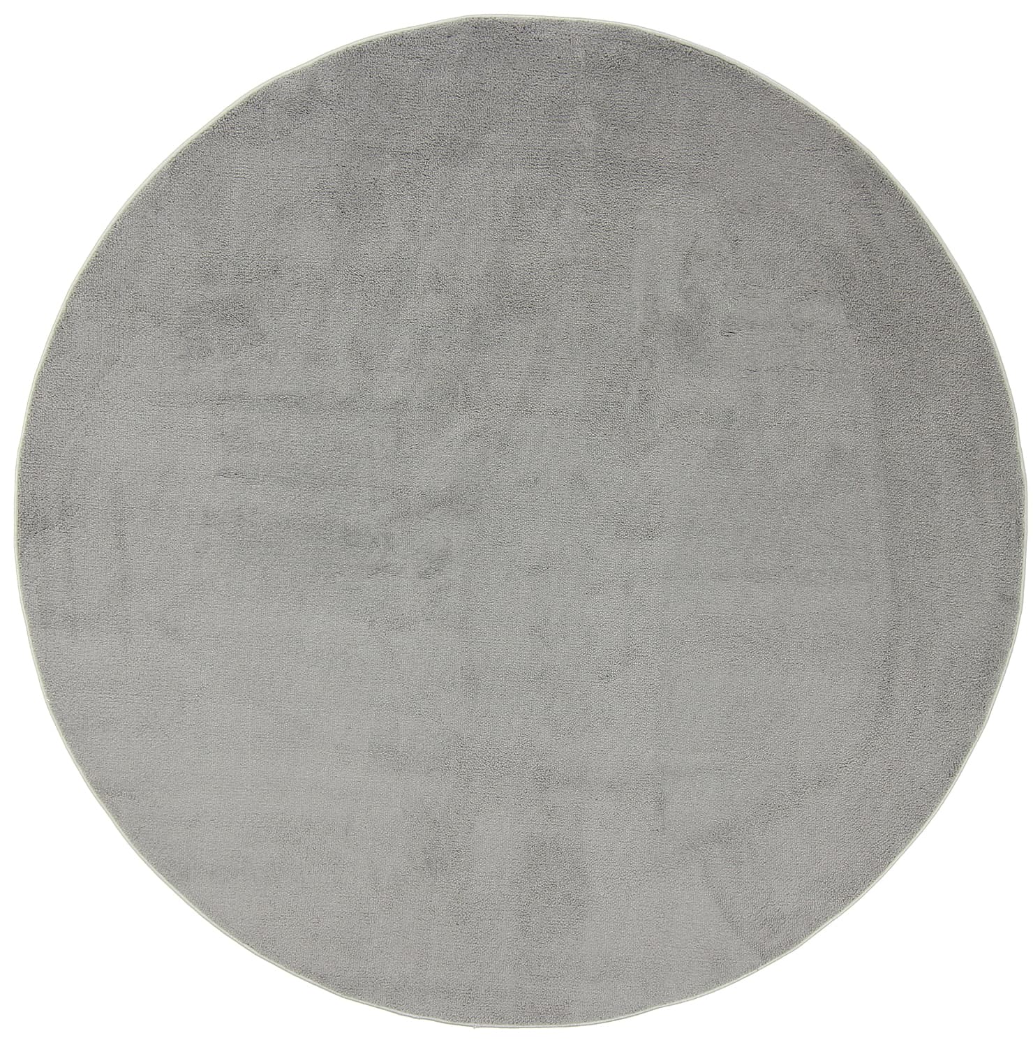 Rund matta - Vevila (grå) (Storlek: Ø 80 cm)