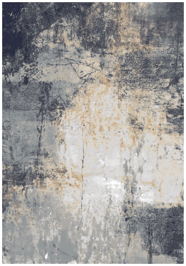 Wiltonmatta - Melazzo (grå/multi) (Storlek: 160 x 230 cm)