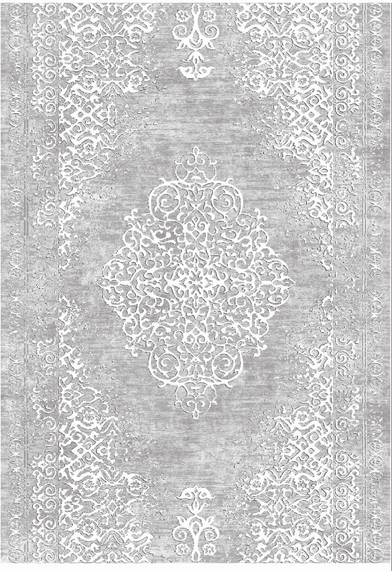 Wiltonmatta - Milazzo (grå) (Storlek: 200 x 280 cm)