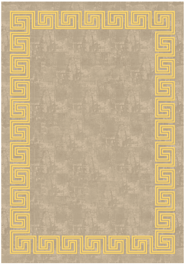 Wiltonmatta - Myra (beige/gul) (Storlek: 200 x 280 cm)