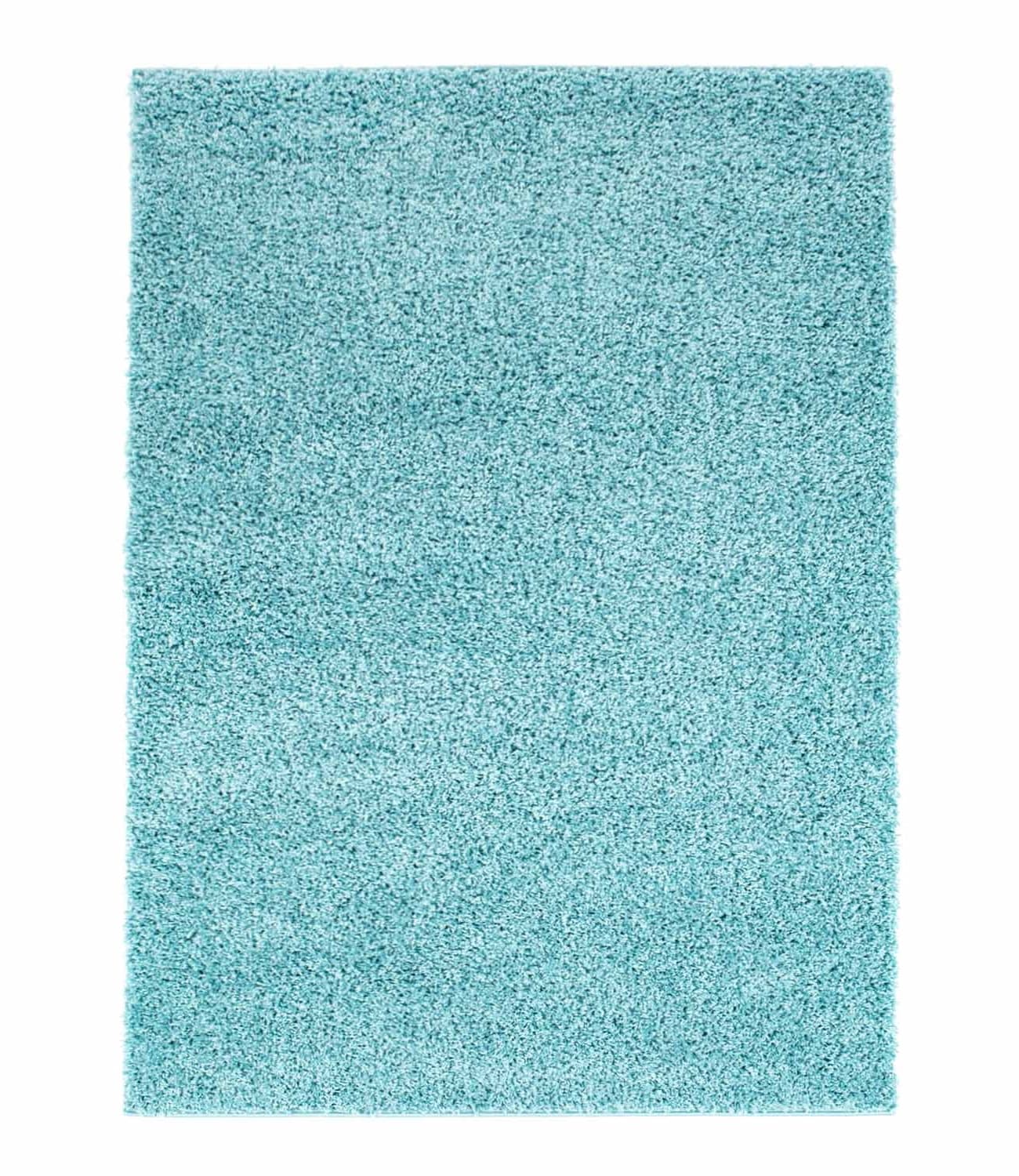 Ryamattor - Trim (turkos) (Storlek: 200 x 200 cm (square))