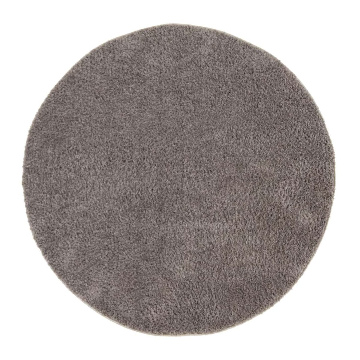 Runda mattor - Soft Shine (brun) (Storlek: Ø 120 cm)