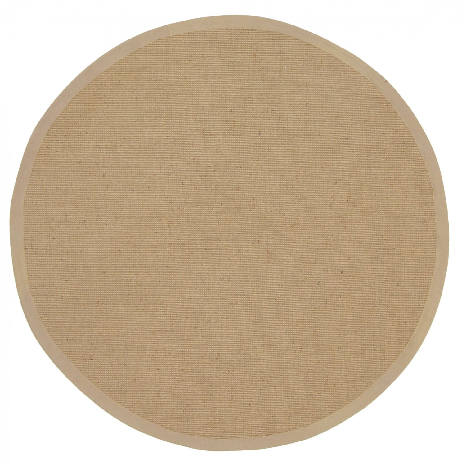Rund matta (sisal) - Agave (beige/elfenben) (Storlek: Ø 240 cm)