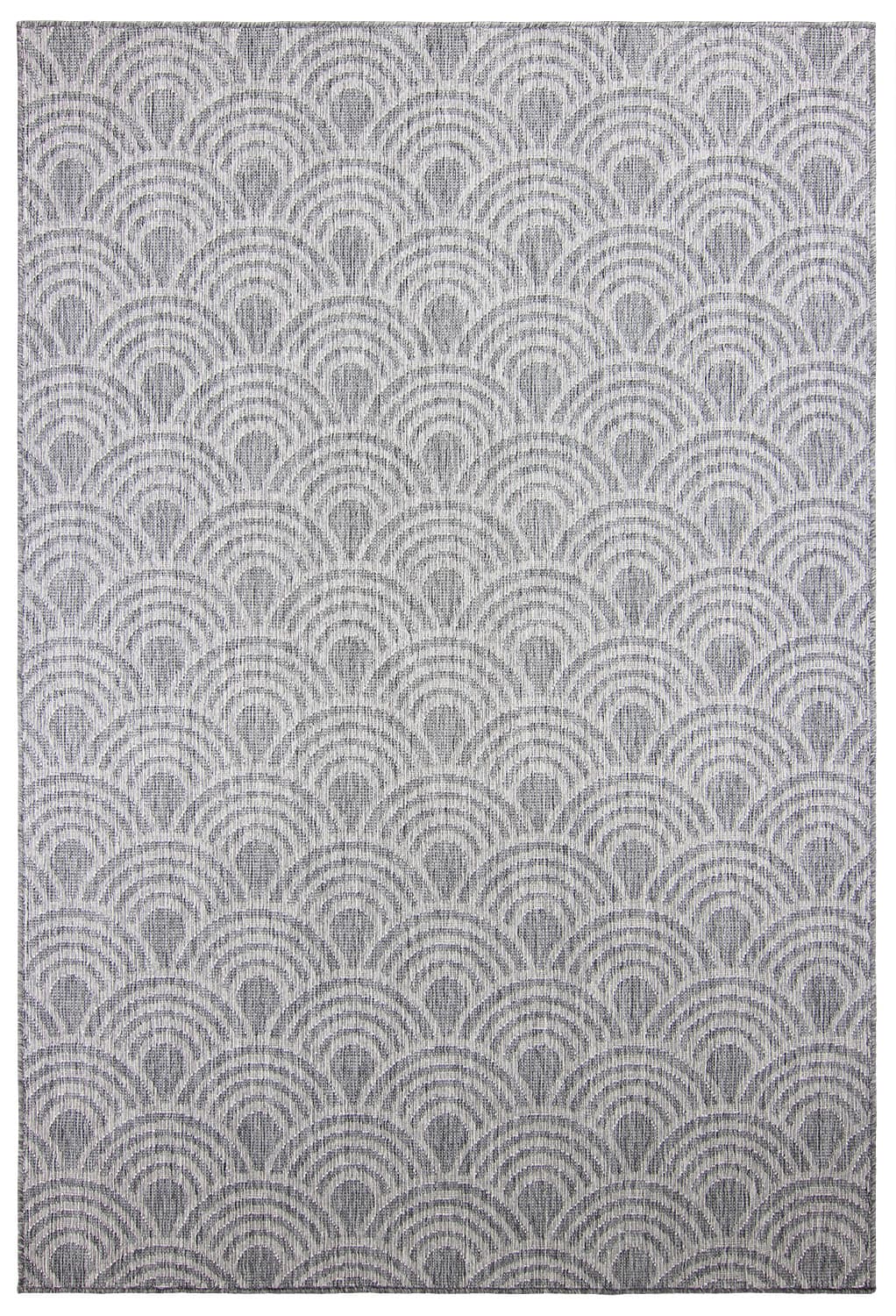 Inomhus- utomhusmatta - Odin (grå) (Storlek: 240 x 340 cm)