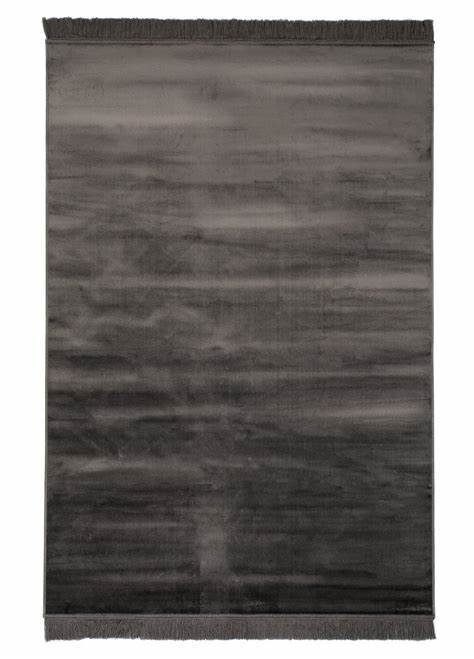 Wiltonmatta - Art Silk (svart) (Storlek: Ø 200 cm)