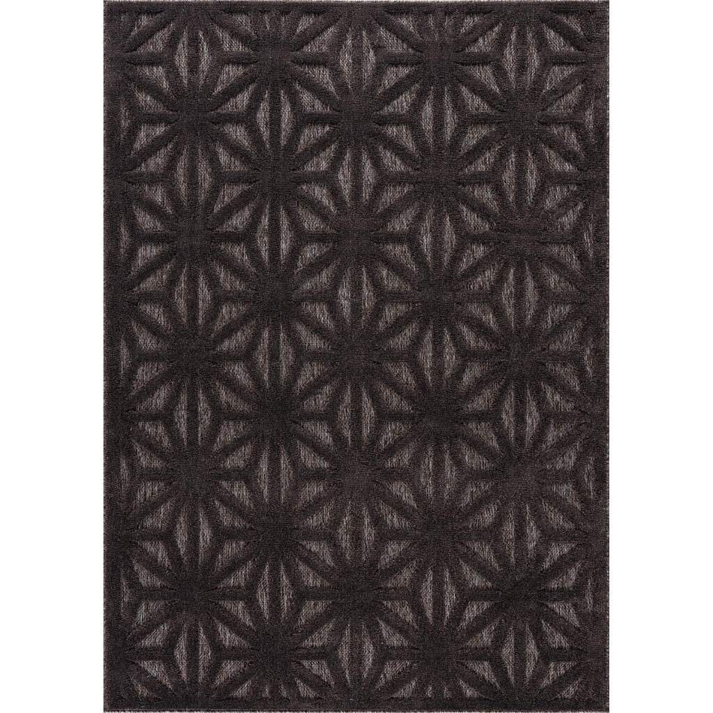 Shaggy Indoor-Outdoor - Preston (antracit) (Storlek: 80 x 150 cm)