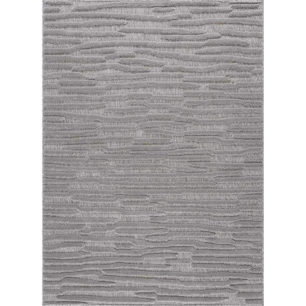 Shaggy Indoor-Outdoor - Neston (grå) (Storlek: 120 x 170 cm)