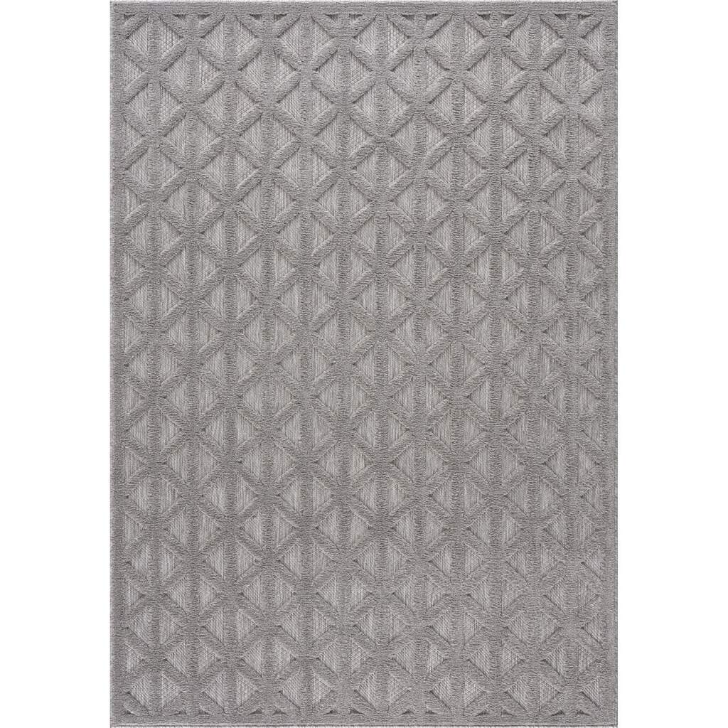 Shaggy Indoor-Outdoor - Aberdeen (grå) (Storlek: 120 x 170 cm)