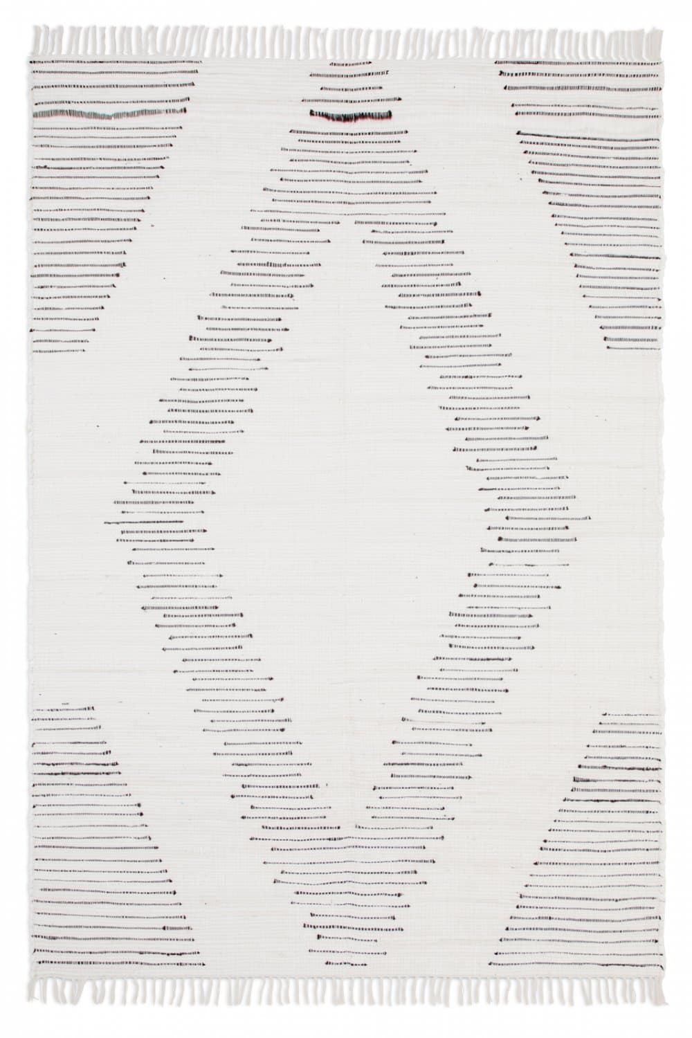 Trasmatta - Palani (vit/svart) (Storlek: 60 x 120 cm)