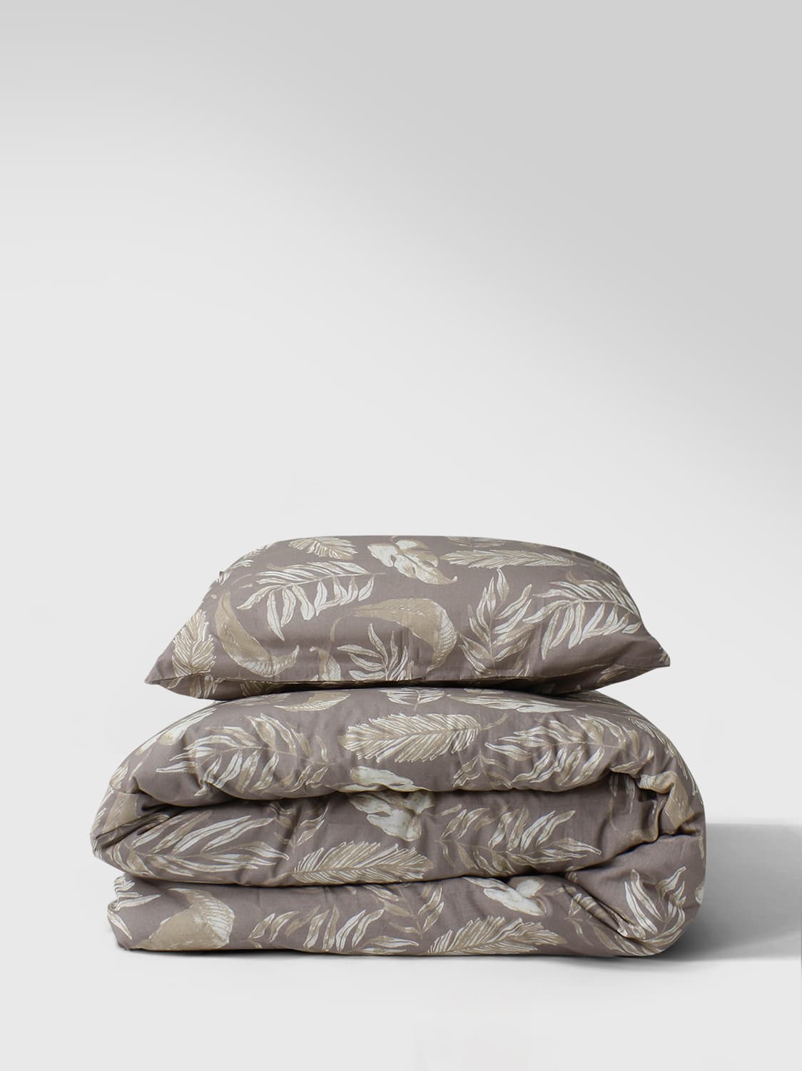 Påslakanset - Lowe (beige) (Storlek: 150 x 210 cm)