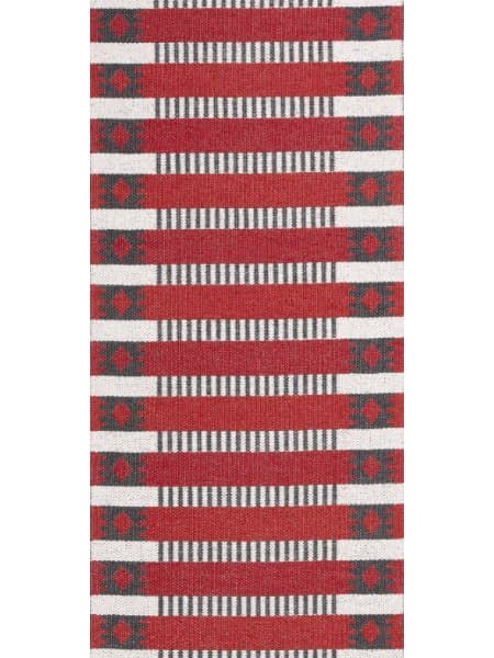 Plastmattor - Horredsmattan Märta (röd) (Storlek: 70 x 50 cm)