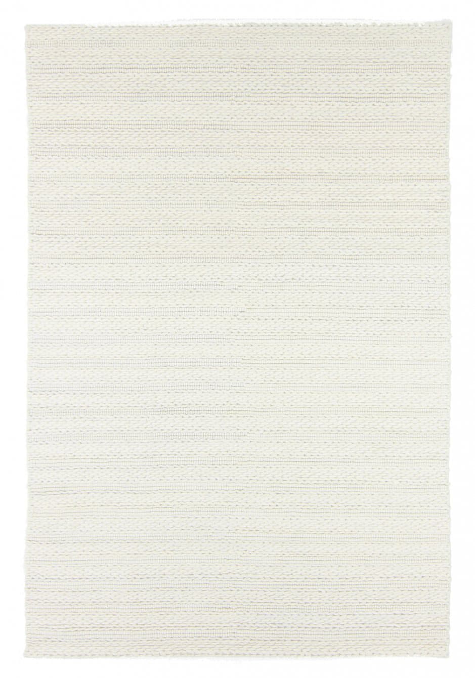 Ullmatta - Polperro (vit) (Storlek: 150 x 250 cm)