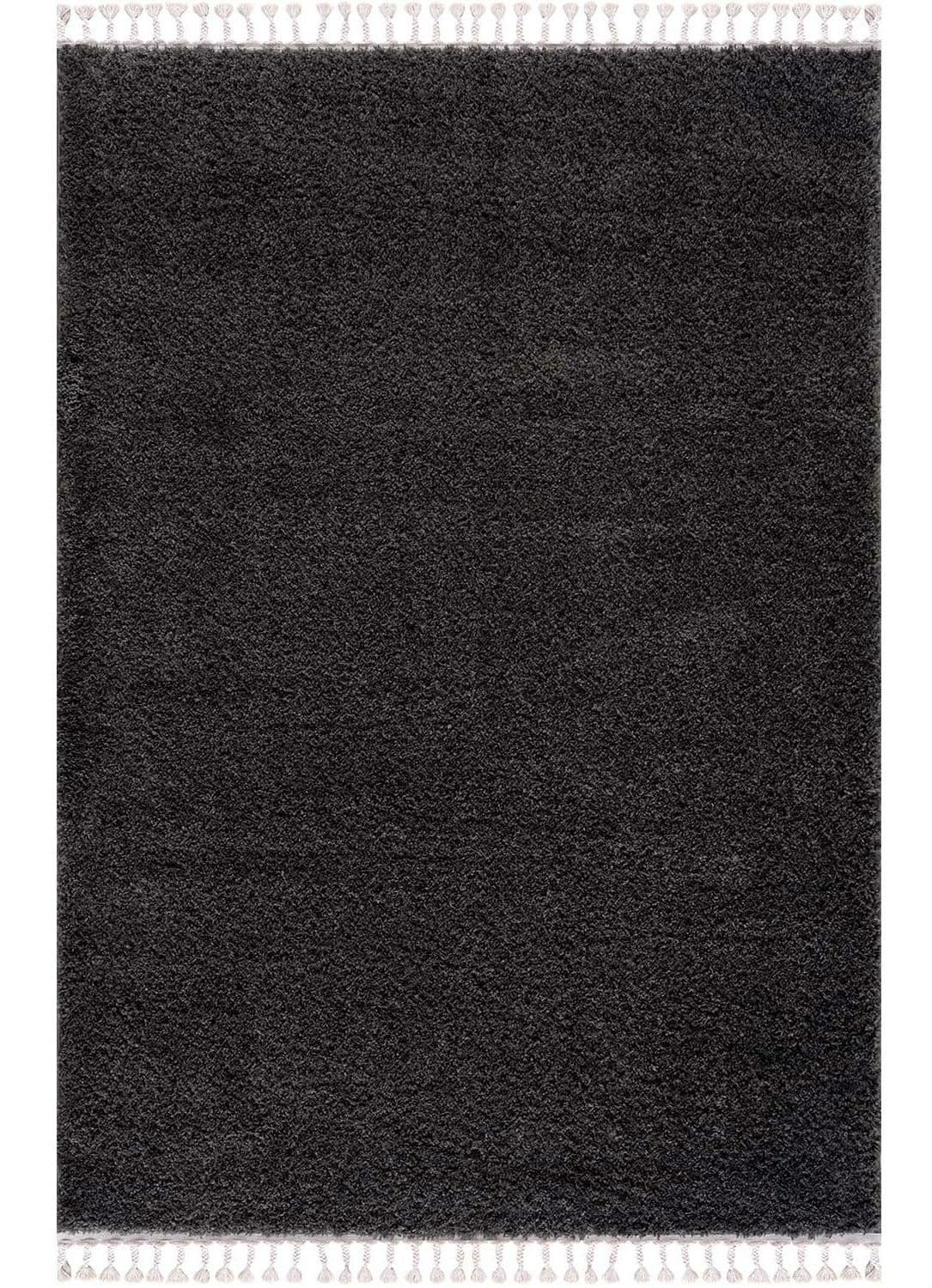 Ryamattor - Cudillero (svart/antracit) (Storlek: 80 x 150 cm)