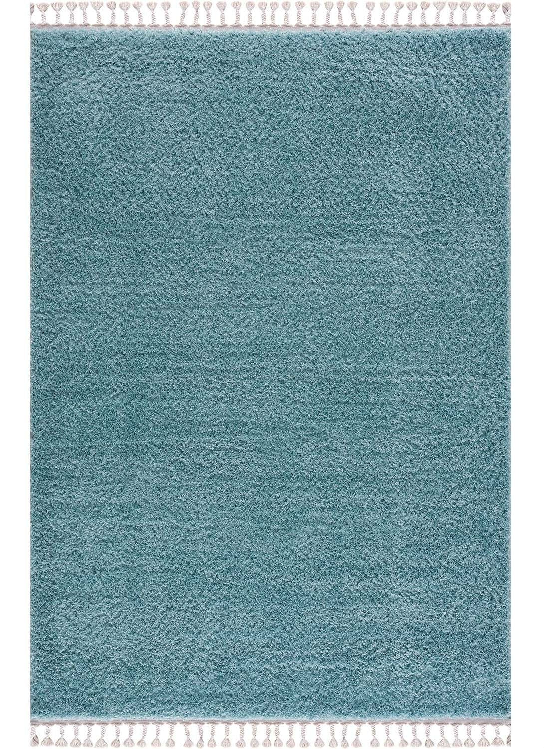 Ryamattor - Cudillero (blå) (Storlek: 80 x 150 cm)