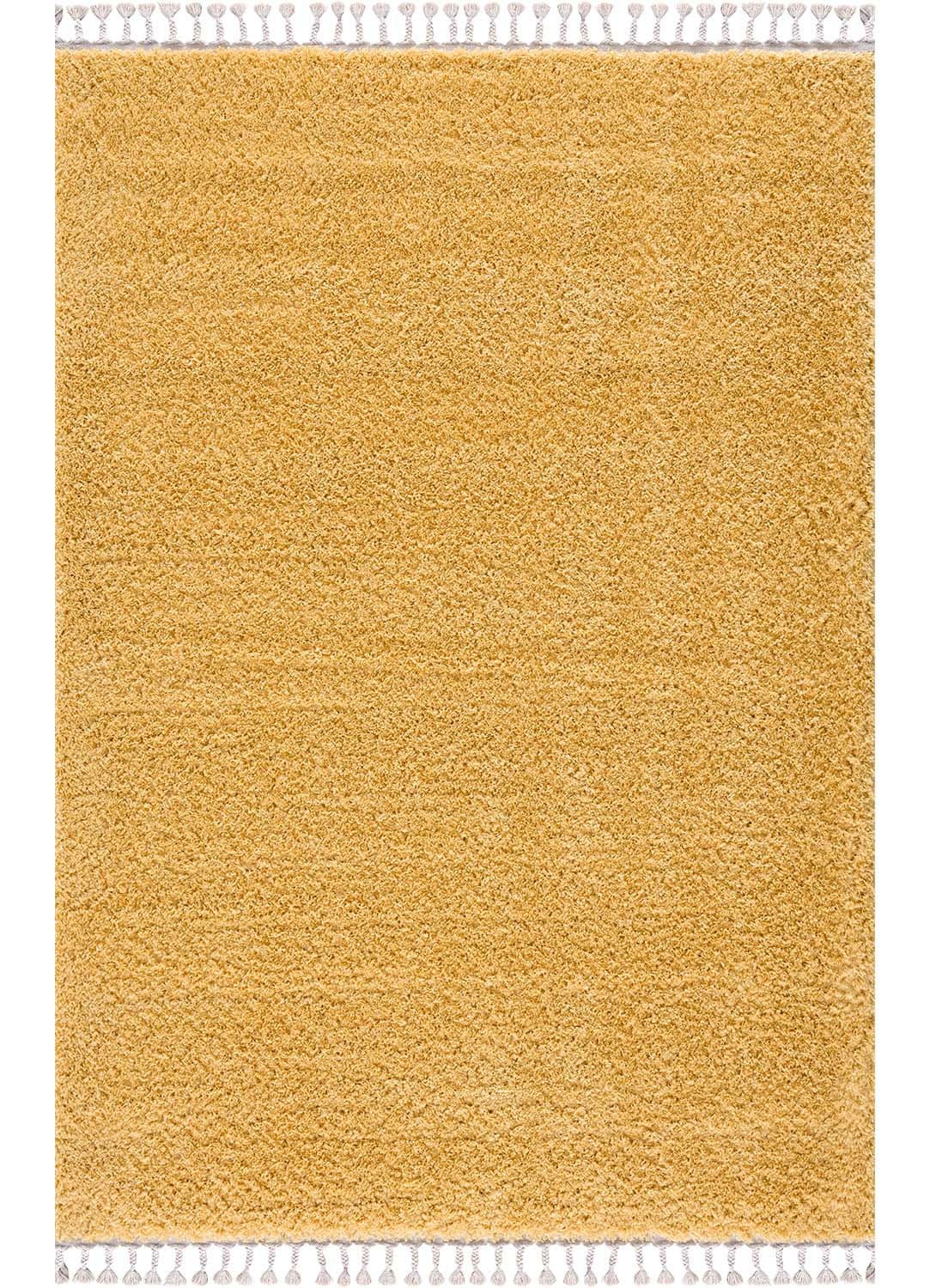 Ryamattor - Cudillero (gul) (Storlek: 80 x 150 cm)