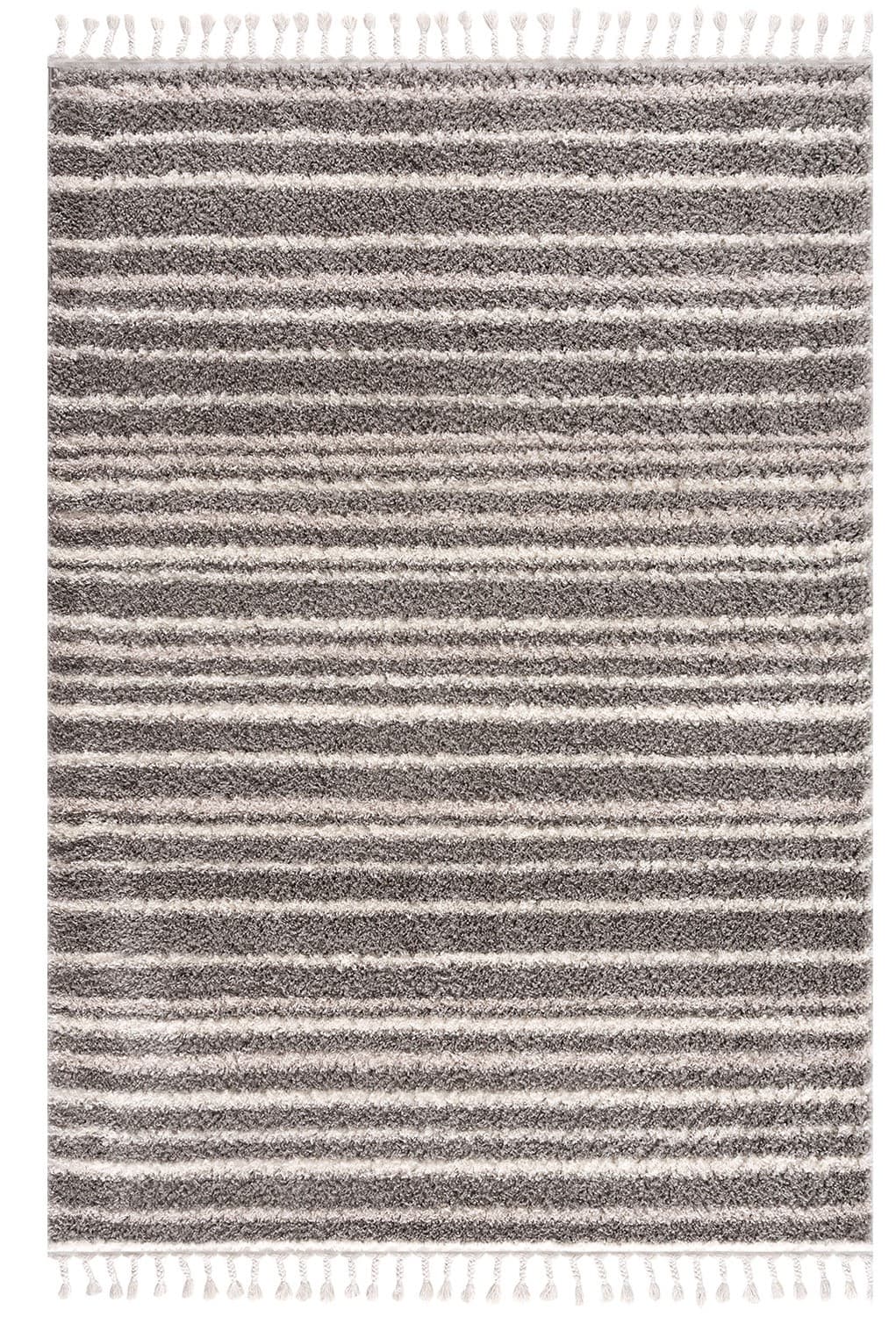 Ryamattor - Manabi (grå) (Storlek: 240 x 340 cm)