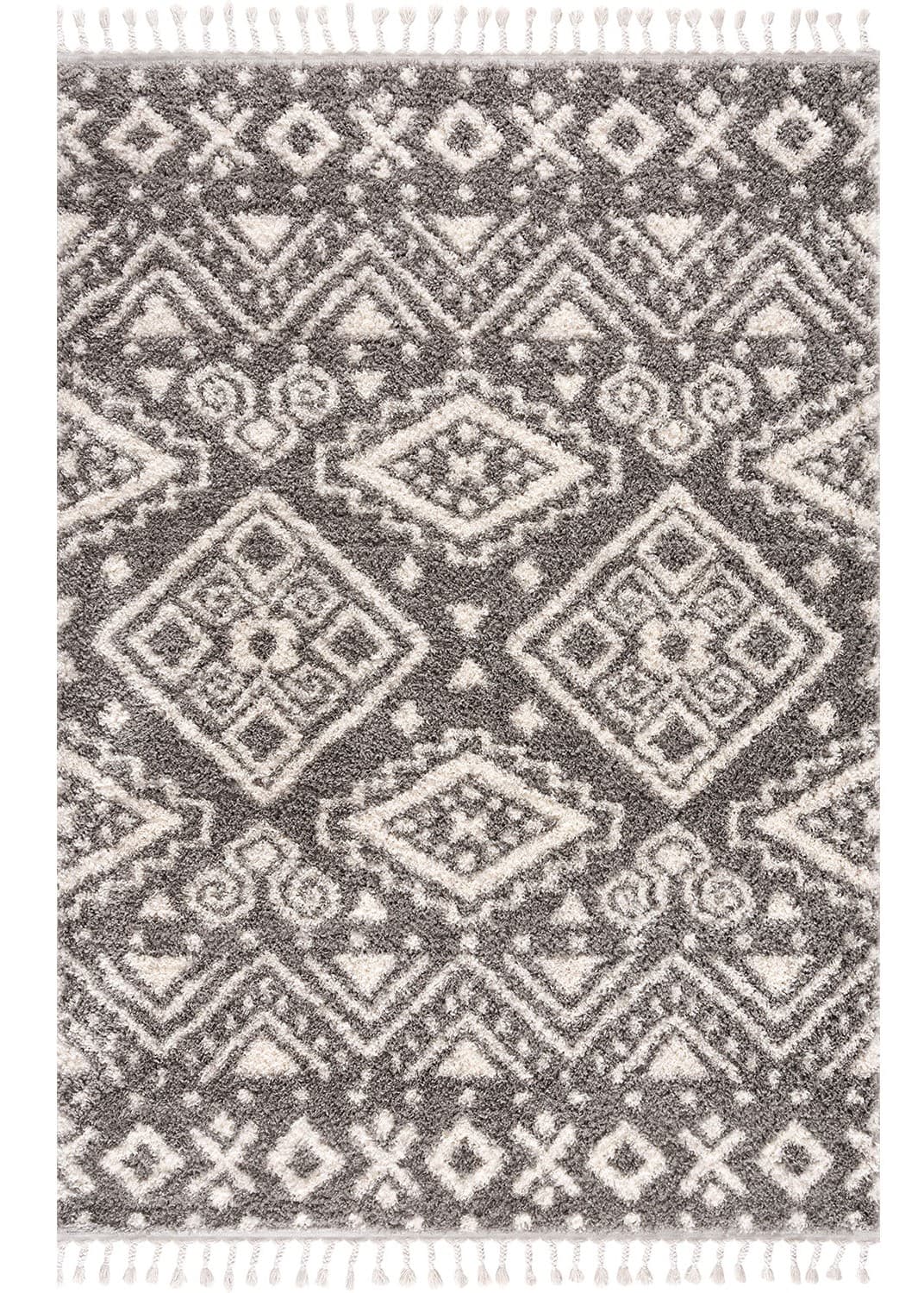Ryamattor - Imbabura (grå) (Storlek: 80 x 200 cm)