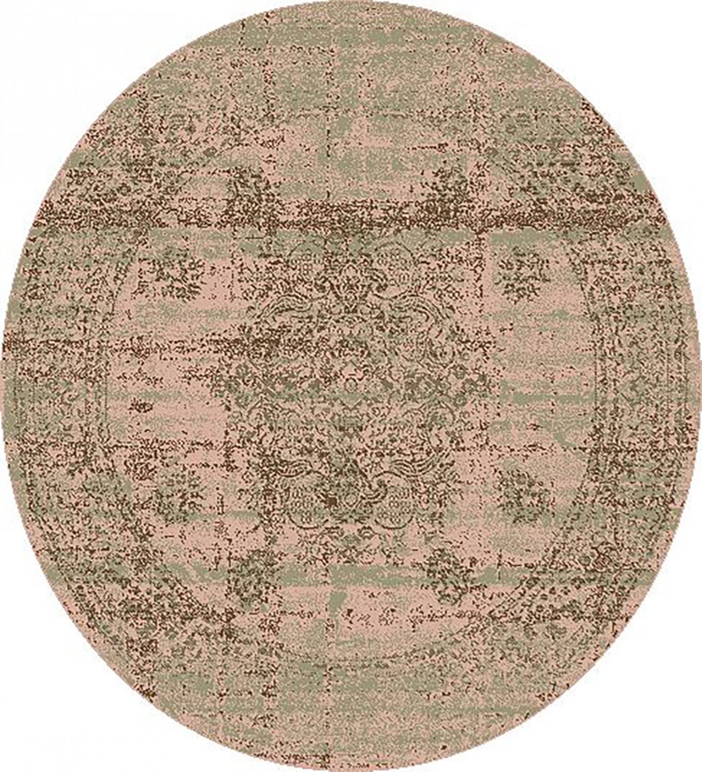 Rund matta - Peking Royal (rosa) (Storlek: Ø 160 cm)
