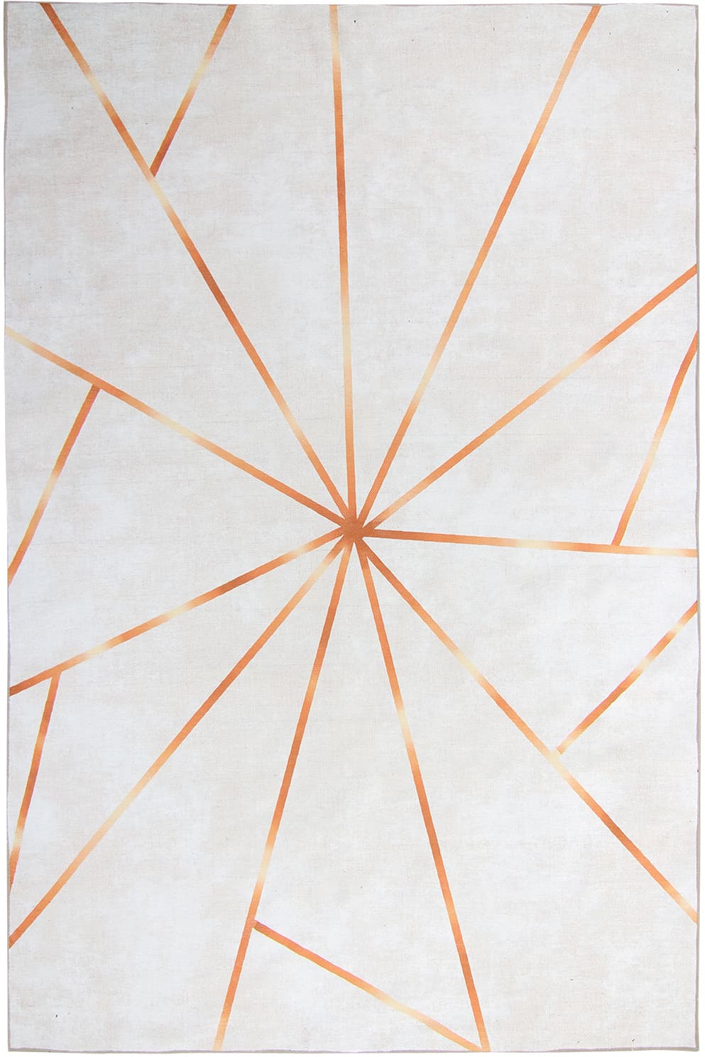 Wiltonmatta - Bellizzi (offwhite/orange) (Storlek: 200 x 280 cm)