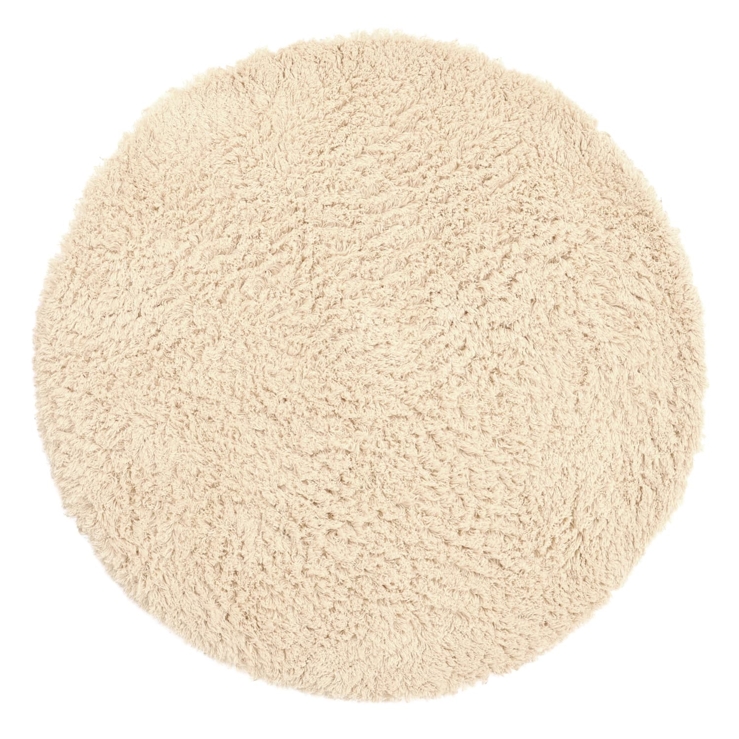 Rund matta - Aliste Wool Shaggy (alabaster gleam) (Storlek: Ø 120 cm)