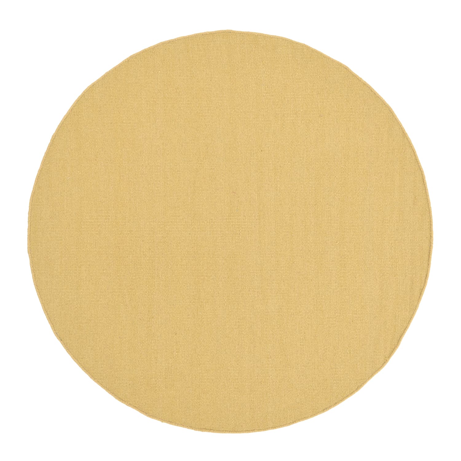 Rund matta - Hamilton (mustard) (Storlek: Ø 160 cm)