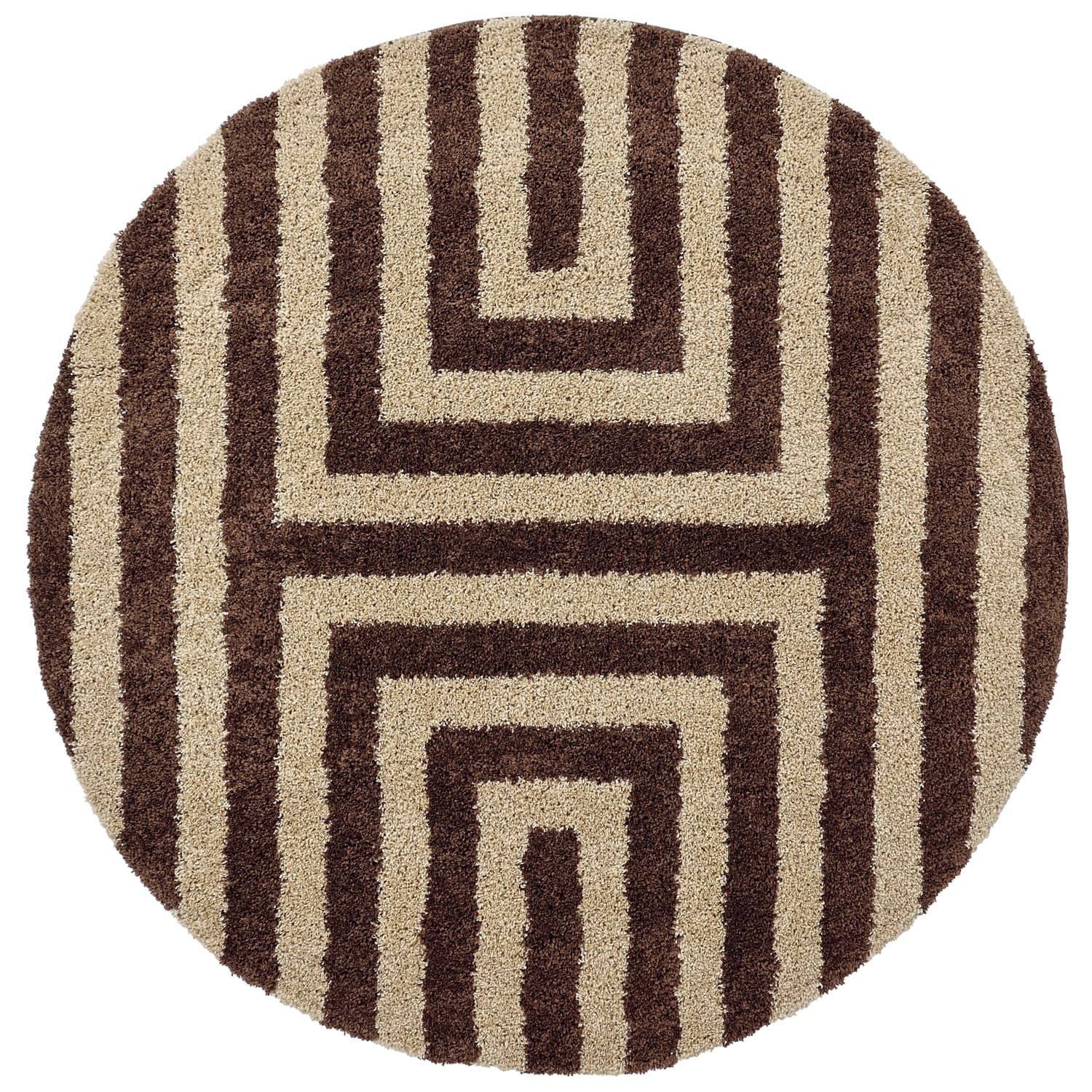Runda mattor - Imilchil (beige/brun) (Storlek: Ø 200 cm)