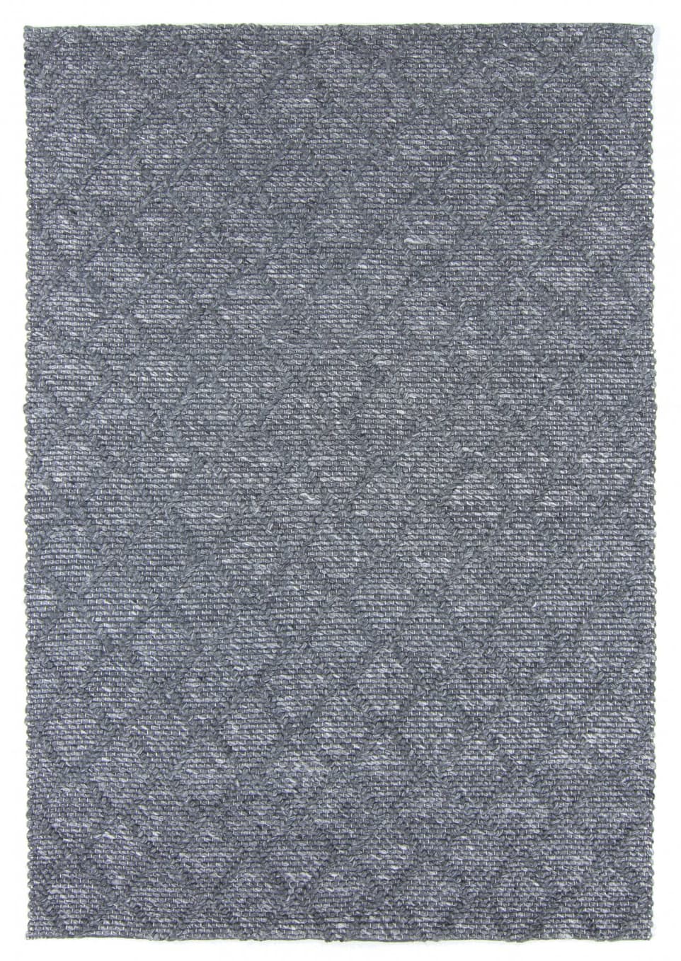 Ullmatta - Rut (mörkgrå) (Storlek: 200 x 300 cm)