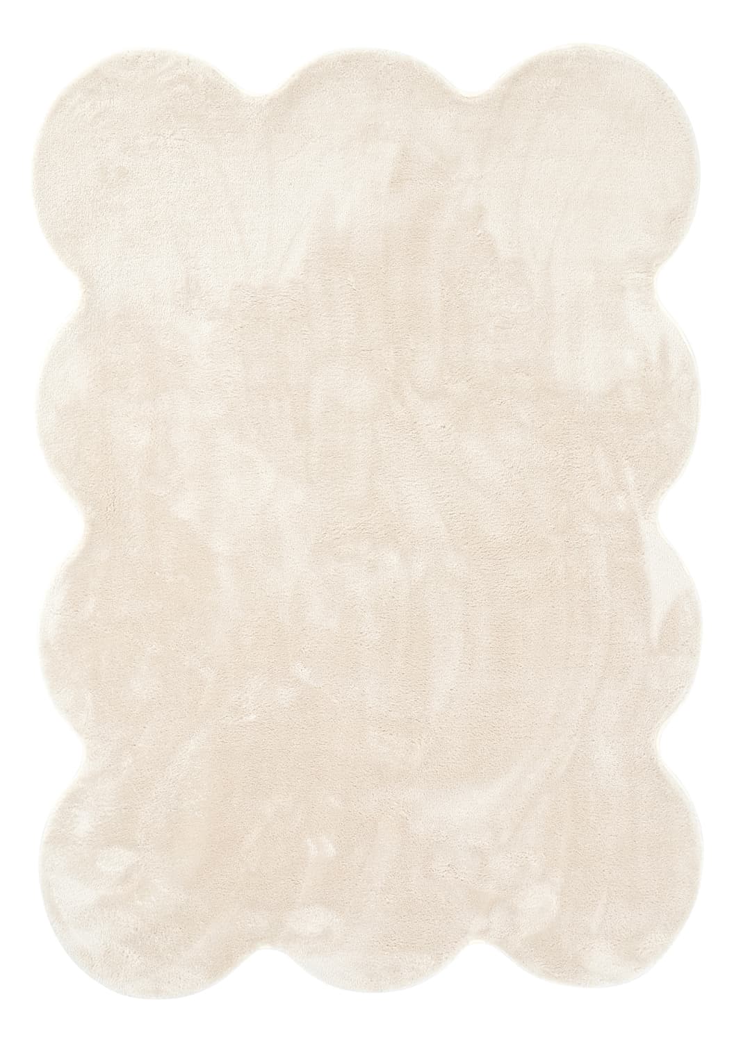 Vågig Ryamatta - Aranga Super Soft Fur (beige) (Storlek: 200 x 290 cm)