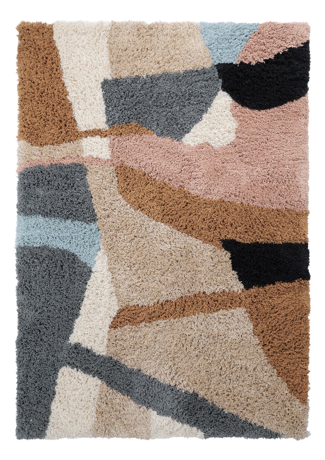 Ryamattor - Cefalu Natural Cotton Shaggy (multi) (Storlek: 200 x 290 cm)