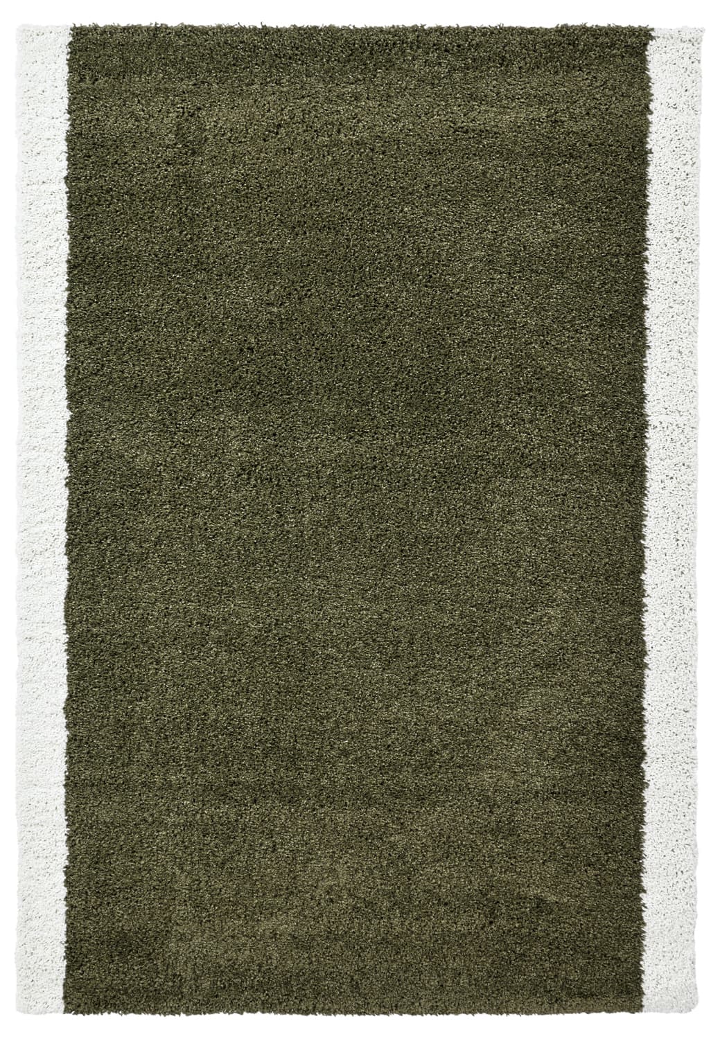 Ryamattor - Conques (grön/vit) (Storlek: 200 x 290 cm)