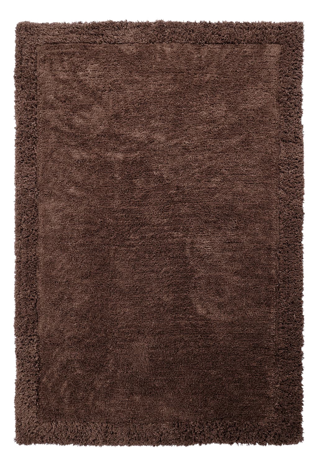 Ryamattor - Molyvos Natural Cotton Shaggy (brun) (Storlek: 200 x 290 cm)
