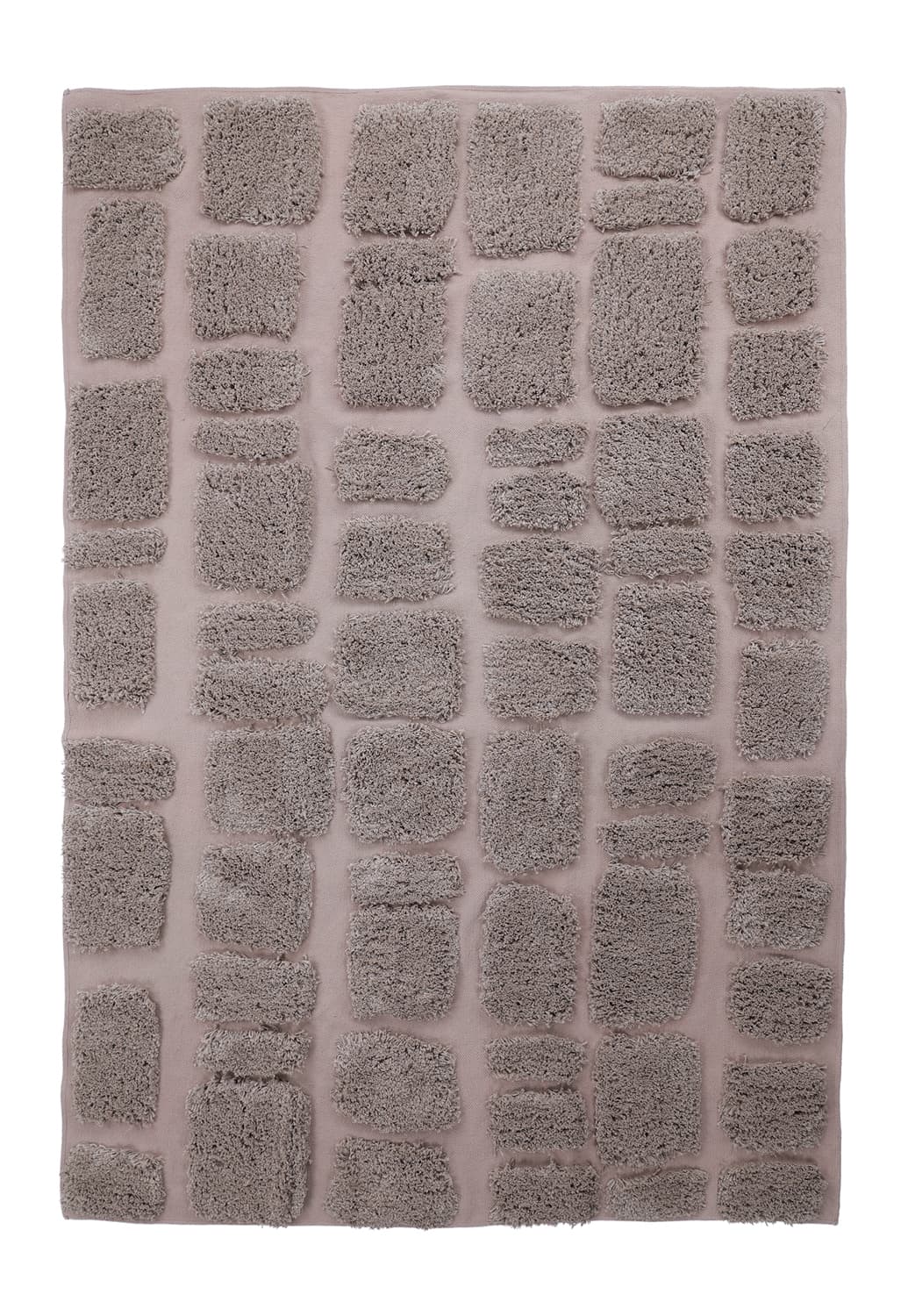 Ryamattor - Otranto Natural Cotton Shaggy (taupe) (Storlek: 80 x 250 cm)