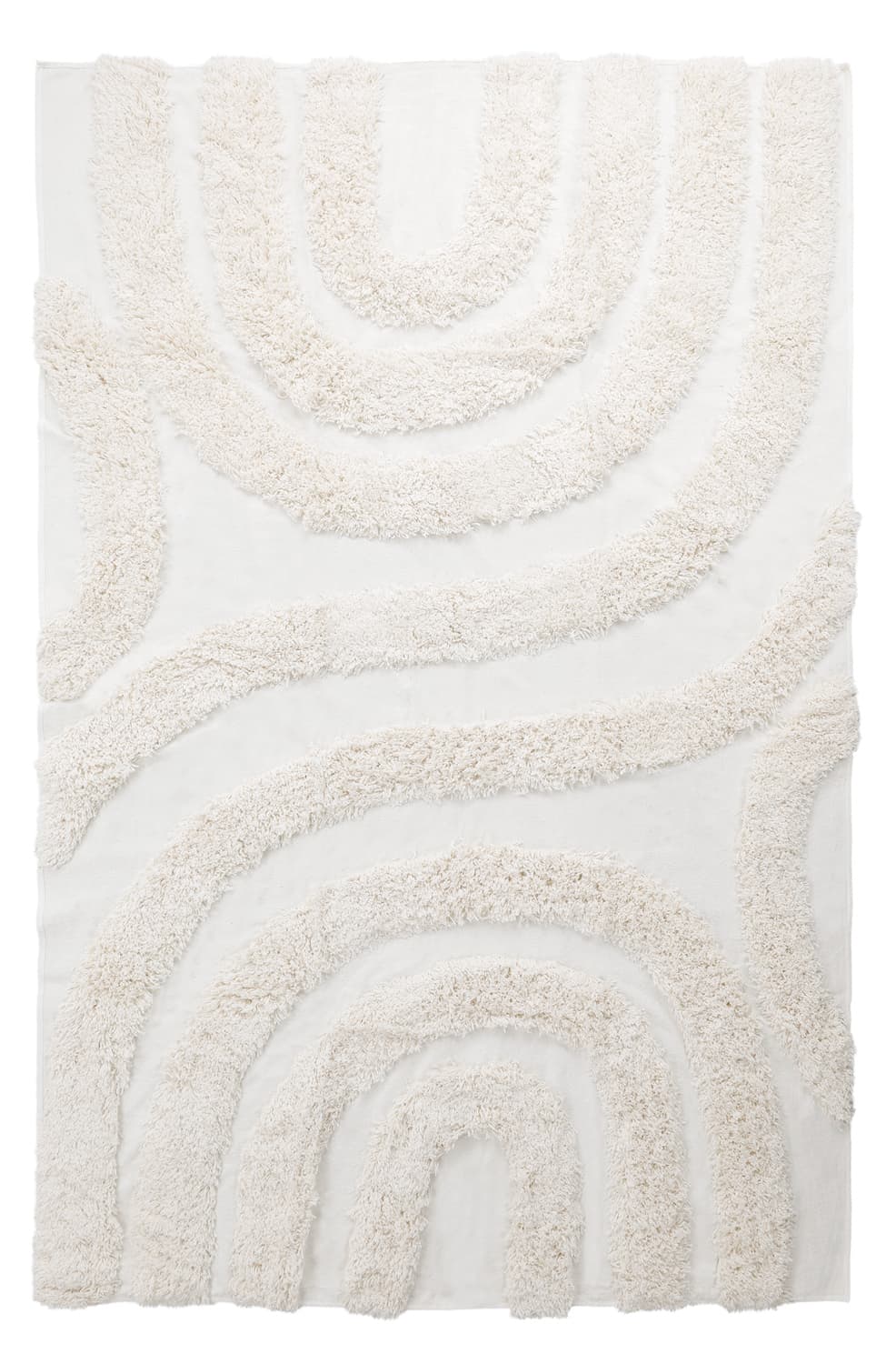 Ryamattor - Sivota Natural Cotton Shaggy (offwhite) (Storlek: 80 x 250 cm)
