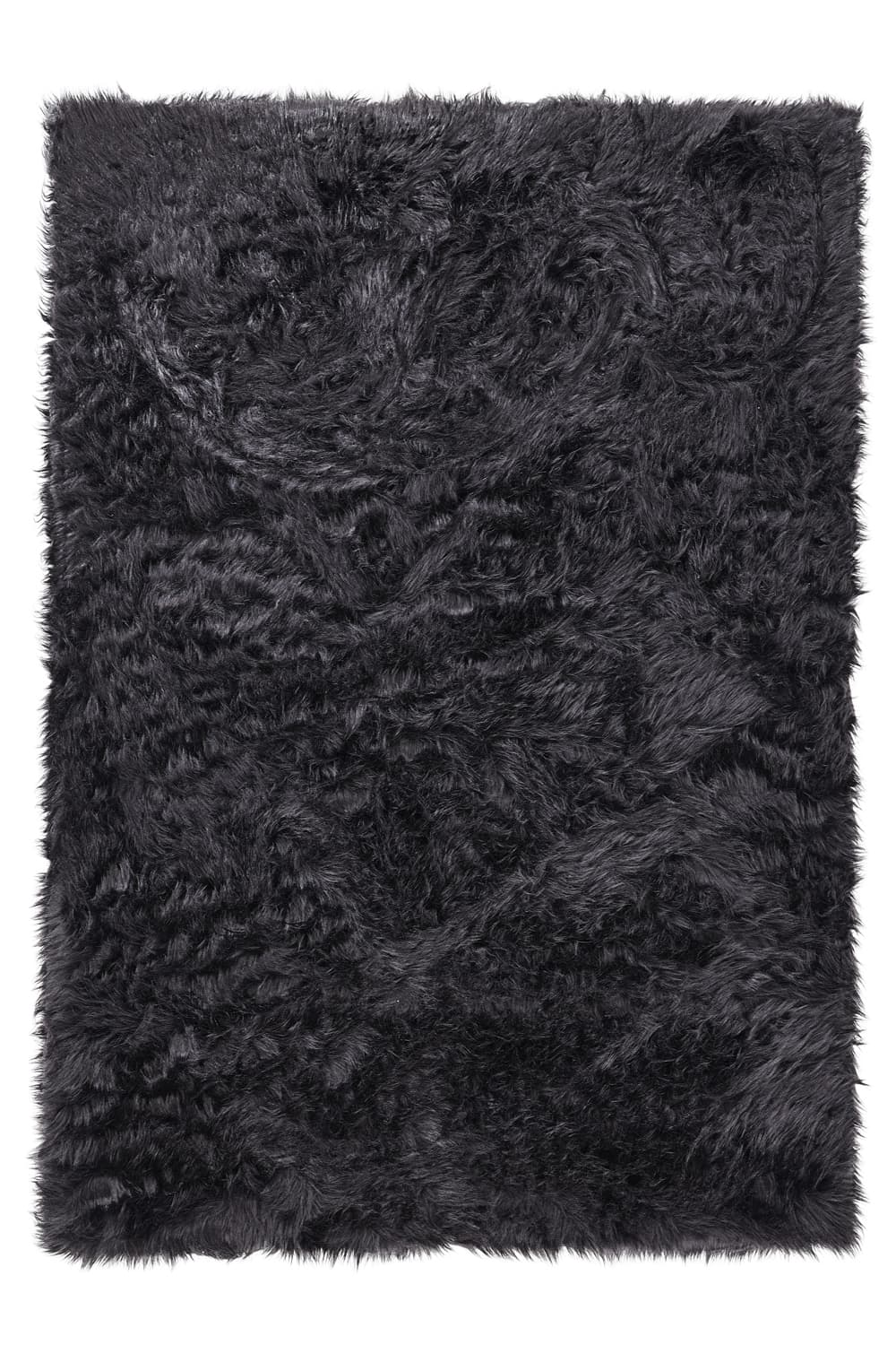 Ryamattor - Sohar (svart) (Storlek: 130 x 190 cm)