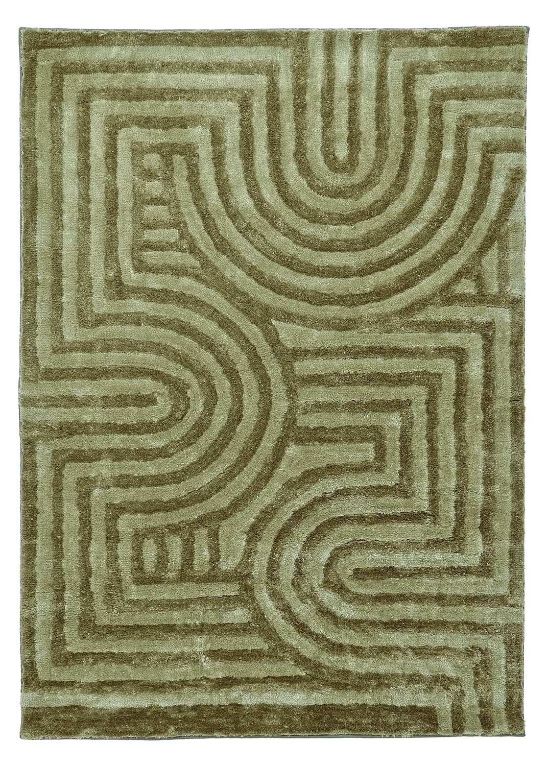 Ryamattor - Volos (grön) (Storlek: 80 x 150 cm)