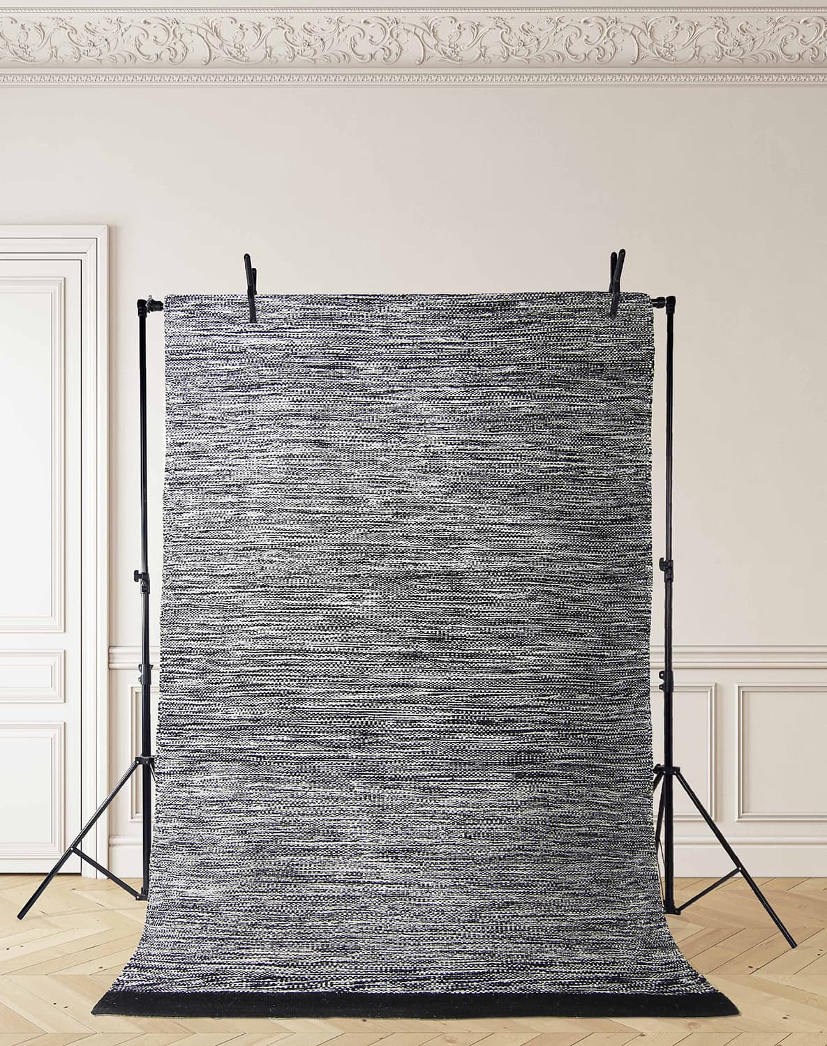 Ullmatta - Savona (svart) (Storlek: 80 x 150 cm)