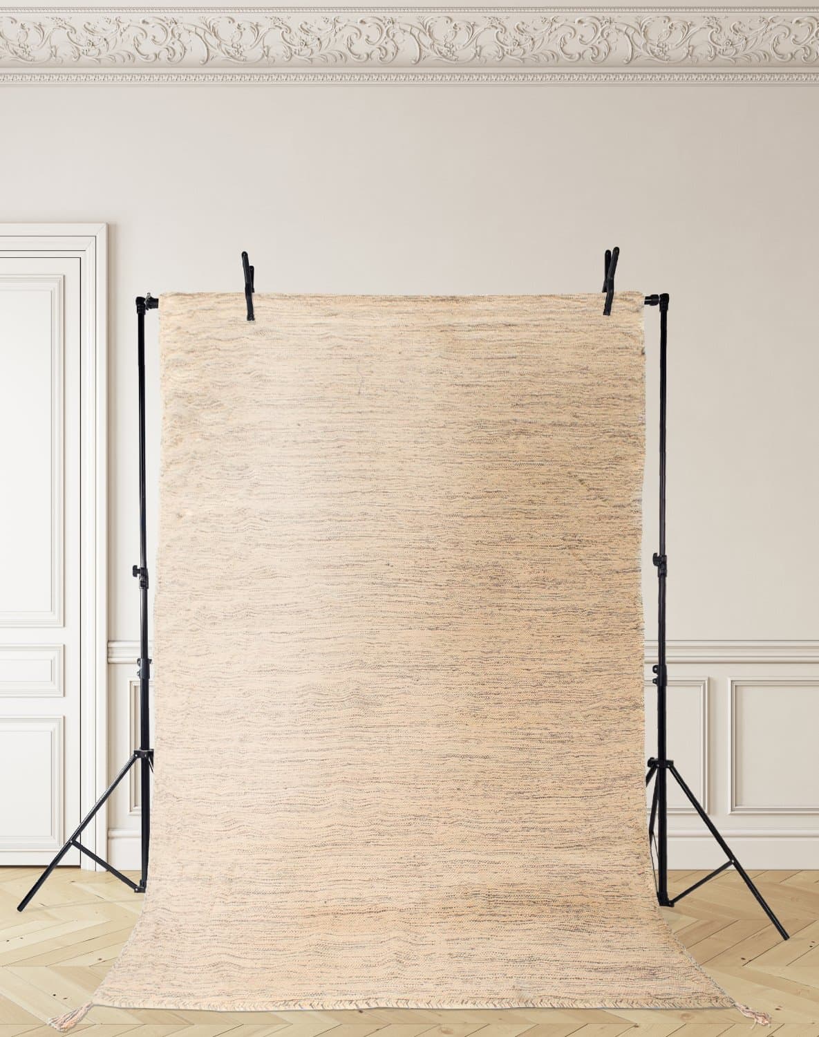 Bomullsmatta - Monte (brun) (Storlek: 140 x 200 cm)
