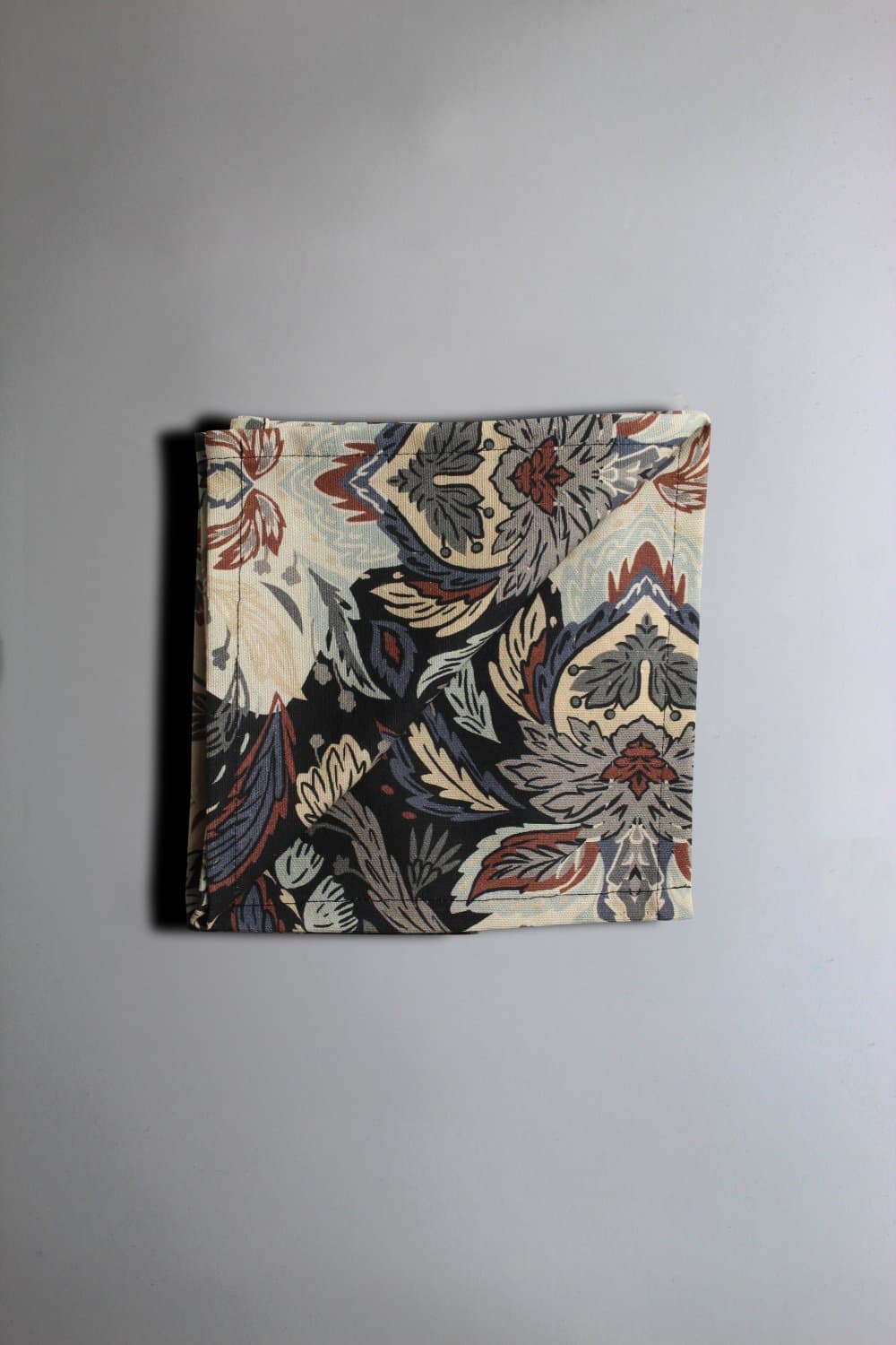 Servett - 4-pack tygservett Paula (blå) (Storlek: 40 x 40 cm)