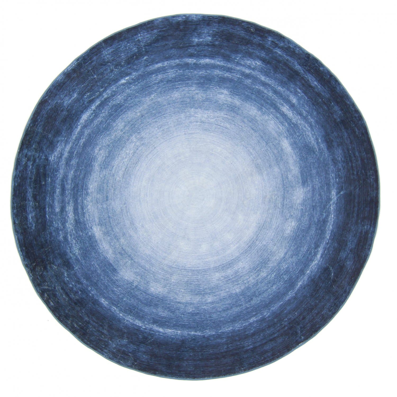 Rund matta - Shade (blå) (Storlek: Ø 200 cm)