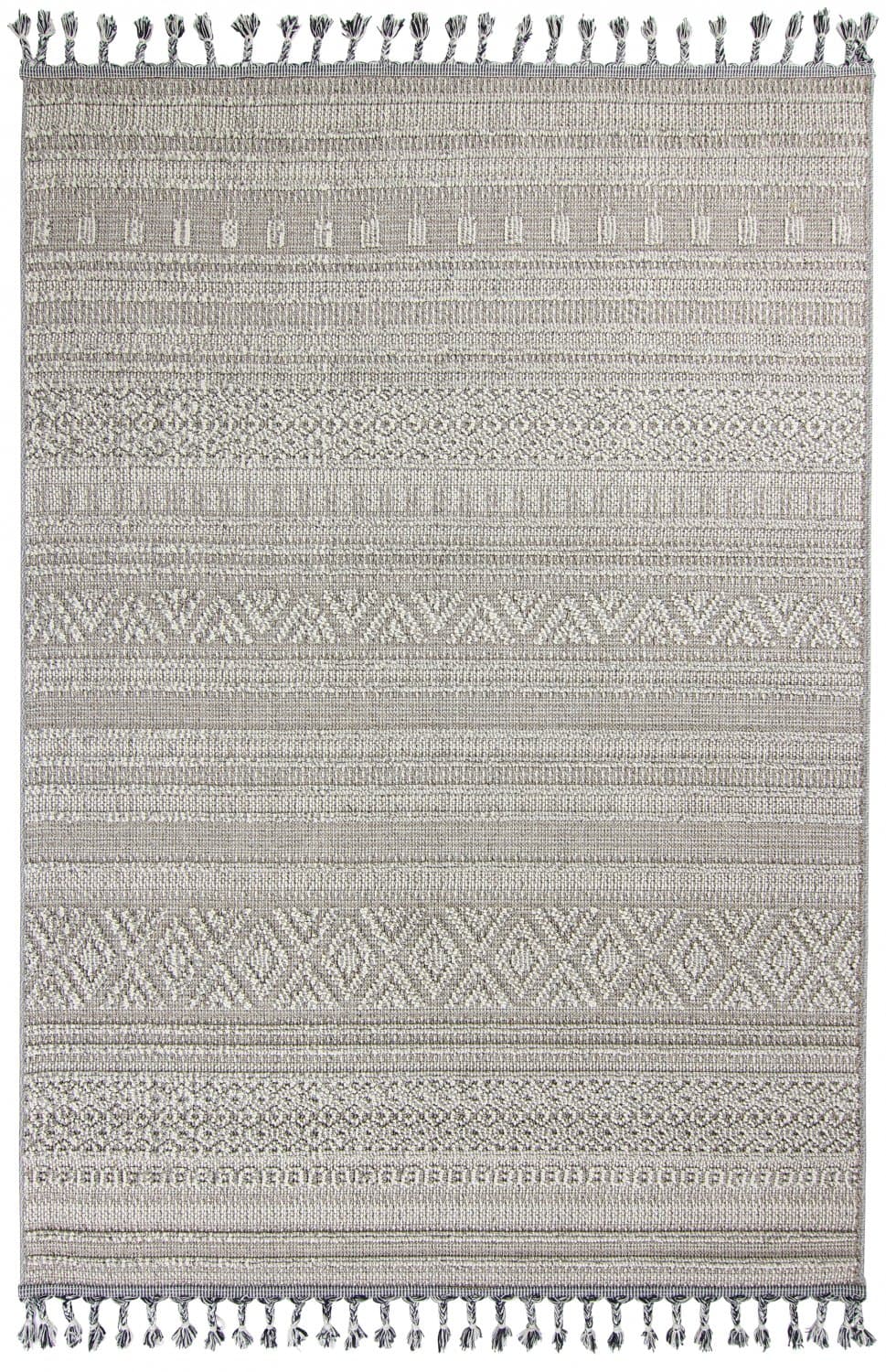 Shaggy - Indoor/Outdoor Athena (grå) (Storlek: 160 x 230 cm)